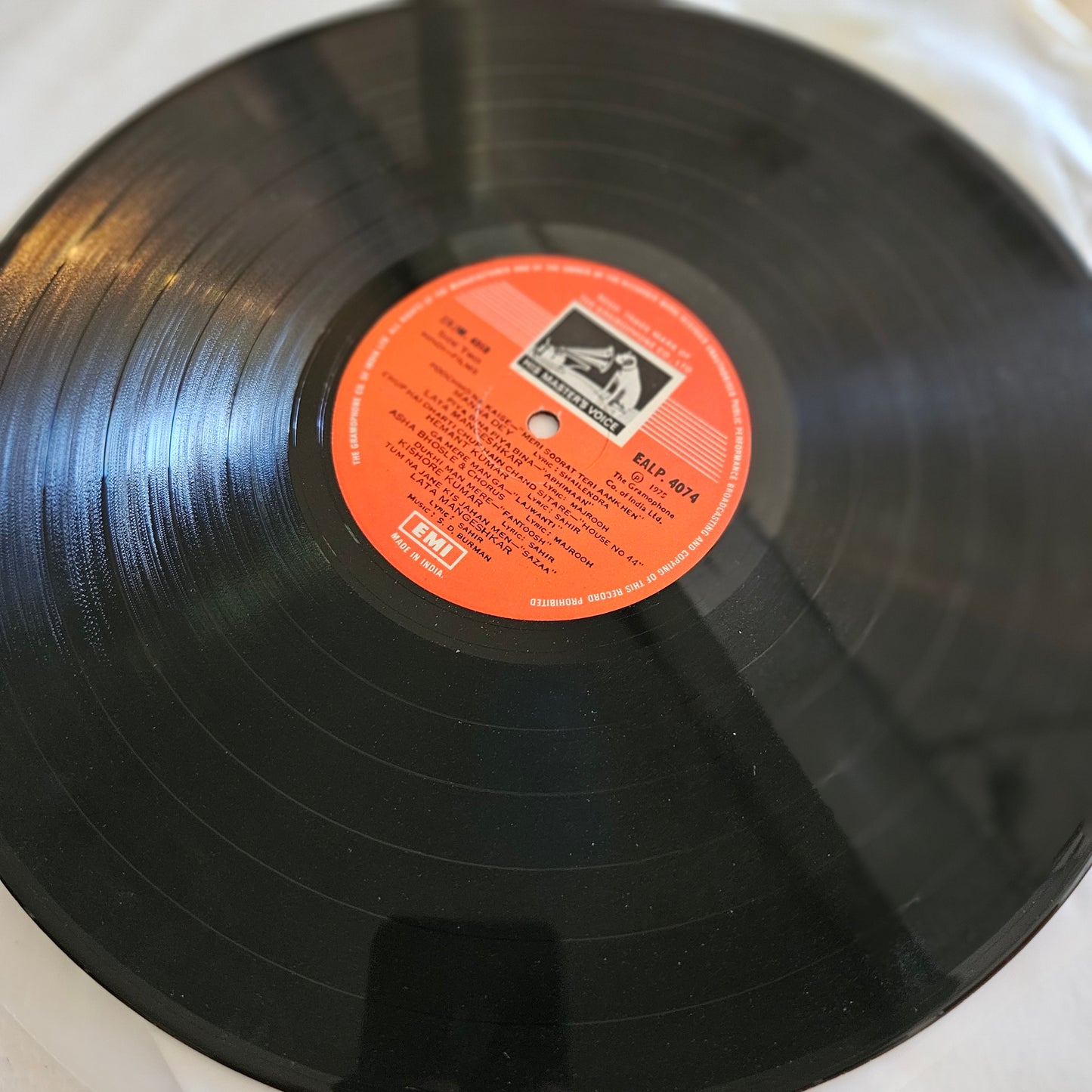 In Memorium of S. D. Burman in near mint condition from original soundtracks