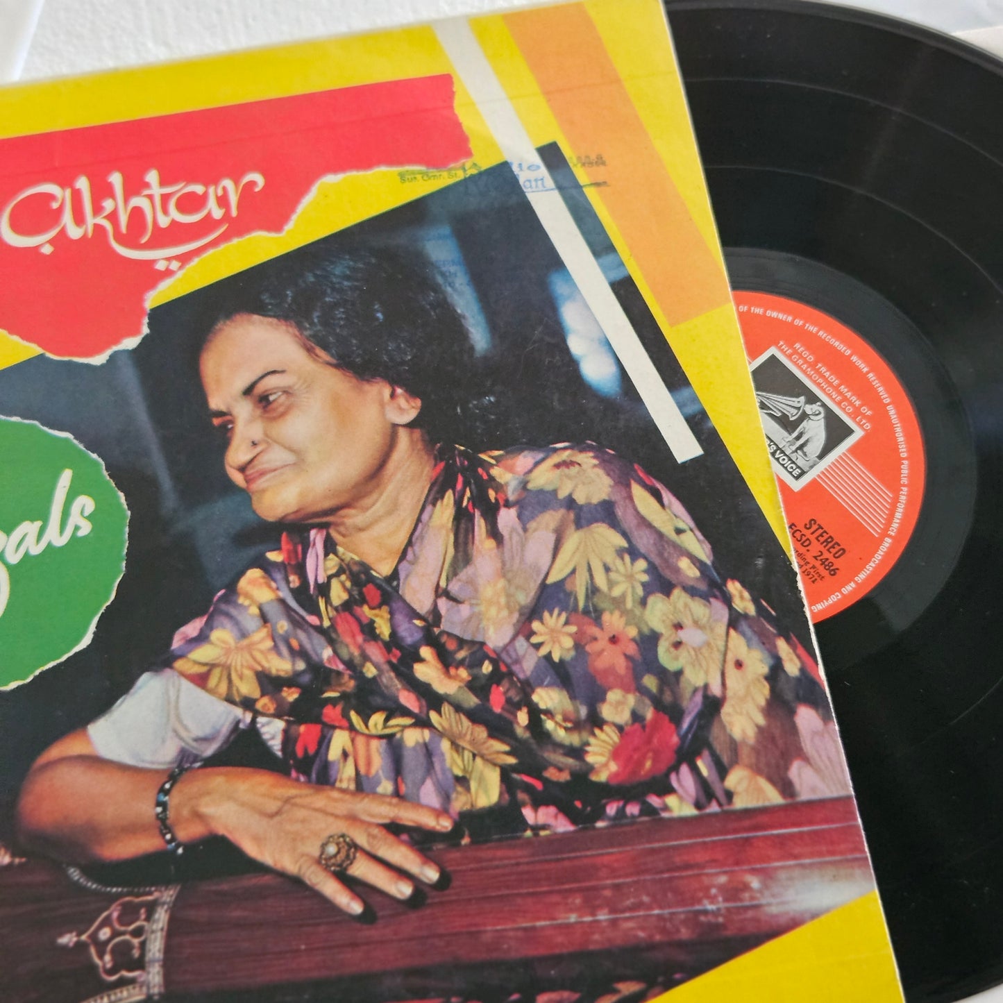 Begum Akhtar -Ghazals in Excellent condition - ECSD 2486