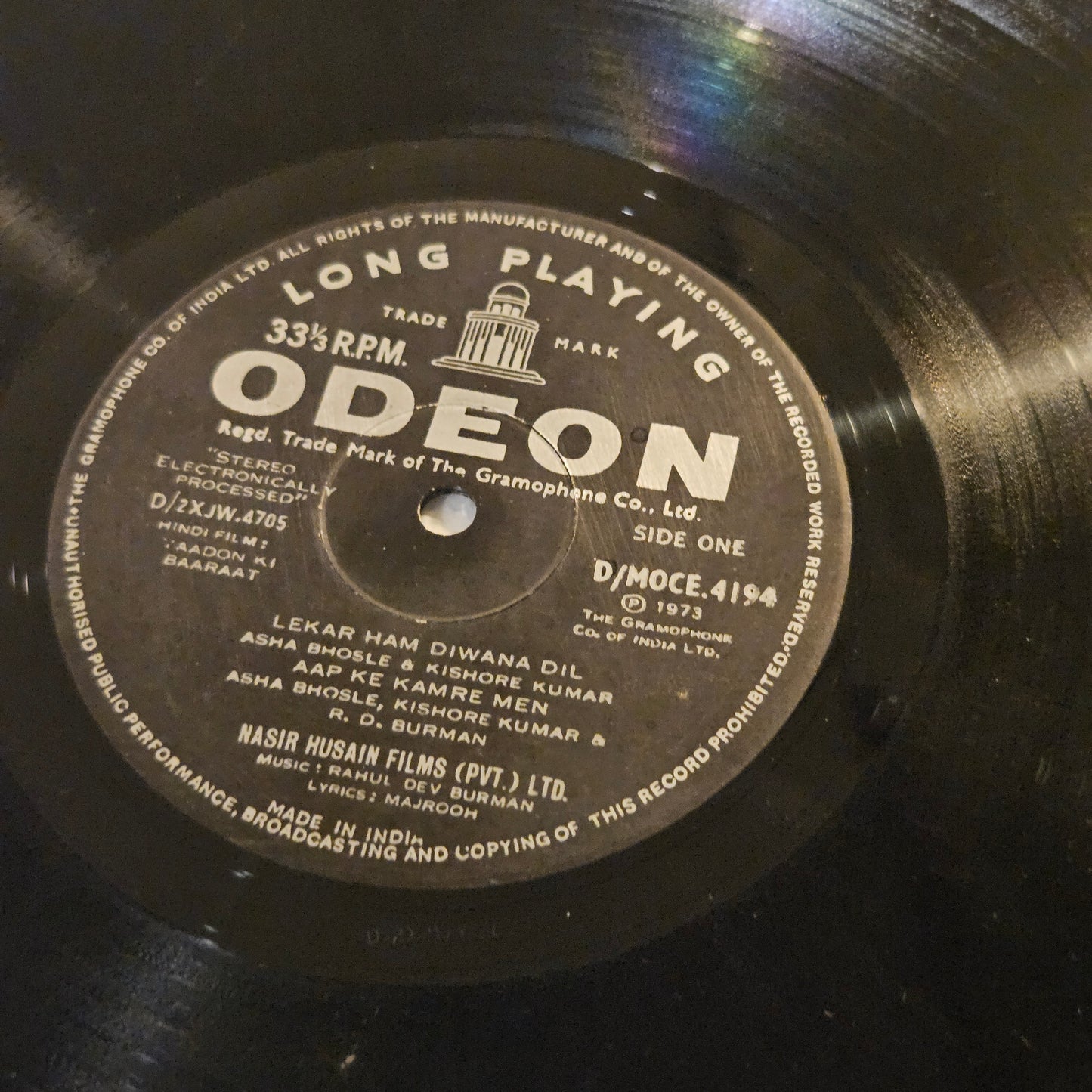 Yaadon Ki Baaraat - R. D. Burman superhit blockbuster in near mint - original soundtrack - 180 gm pressing