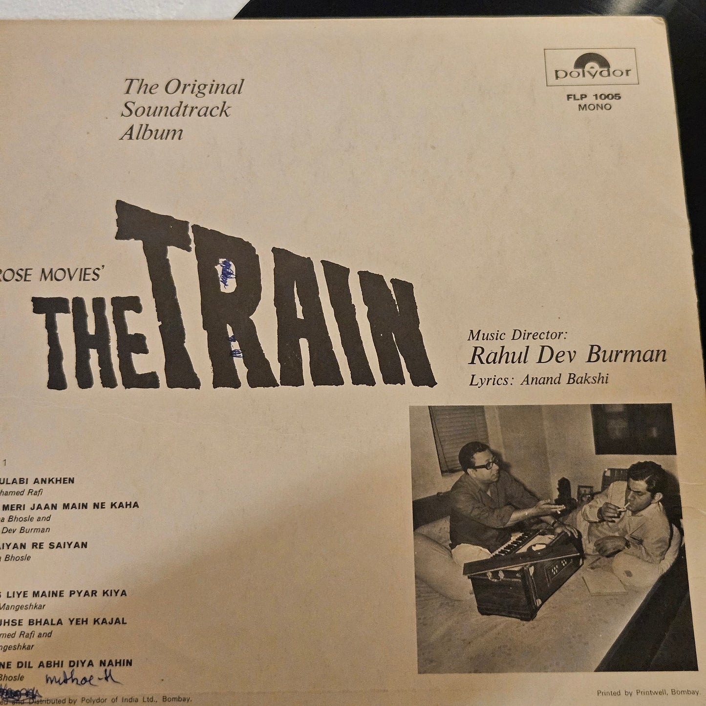 The Train - R. D. Burman superhit in Near Mint from original soundtracks - polydor release