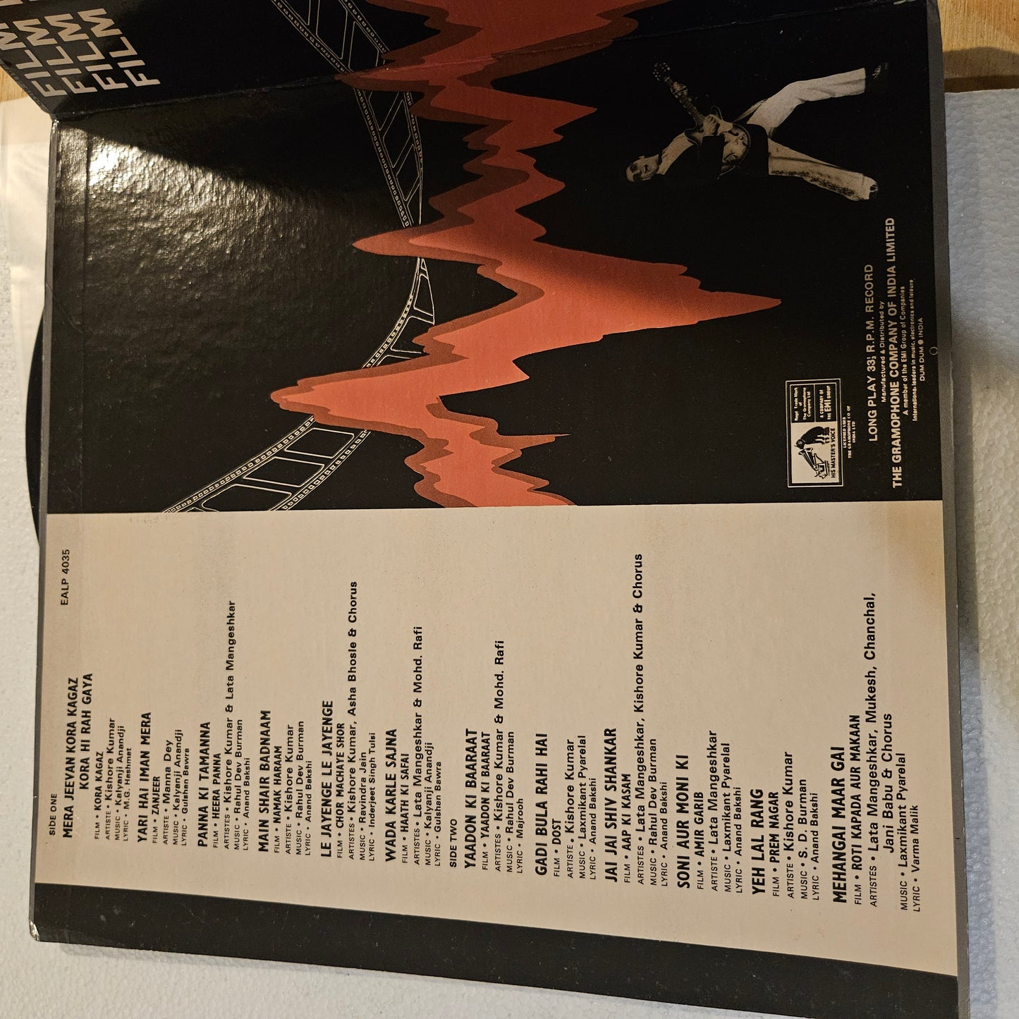 Film Hits of 1974 - Collection of superhit songs GATEFOLD in  near mint condition - EALP4035