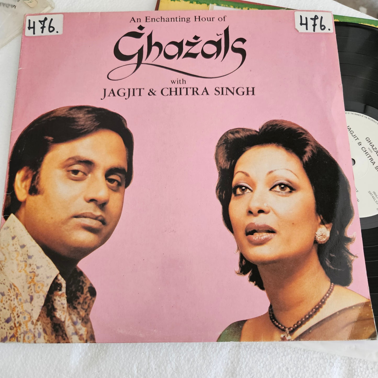 Ghazals - Jagjit Singh and Chitra Singh -  An Enchanting Hour of GHAZALS : near mint Made in UK - IRHLP107
