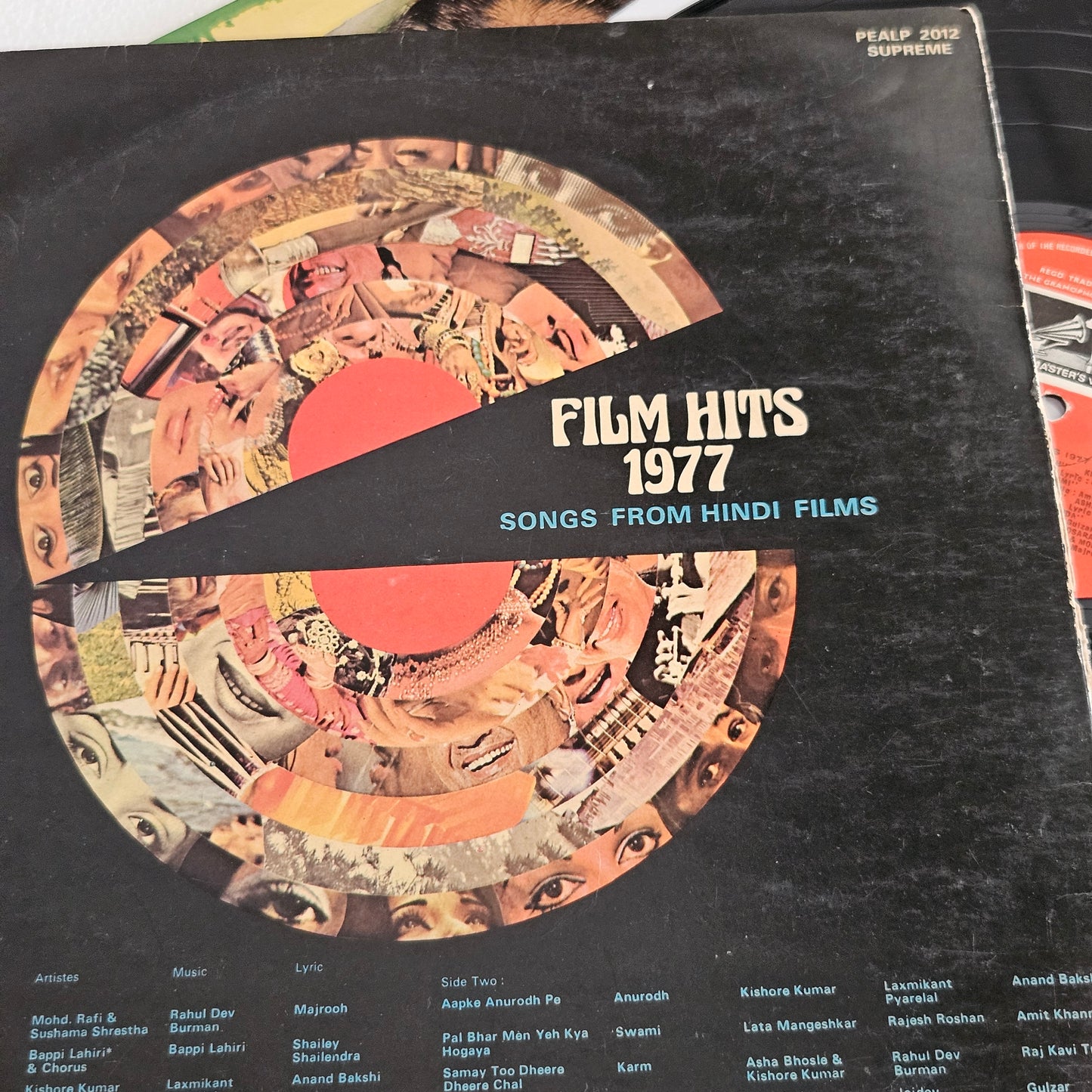 Film Hits 1977 - in excellent condition superhit songs Supreme category from original soundtrack
