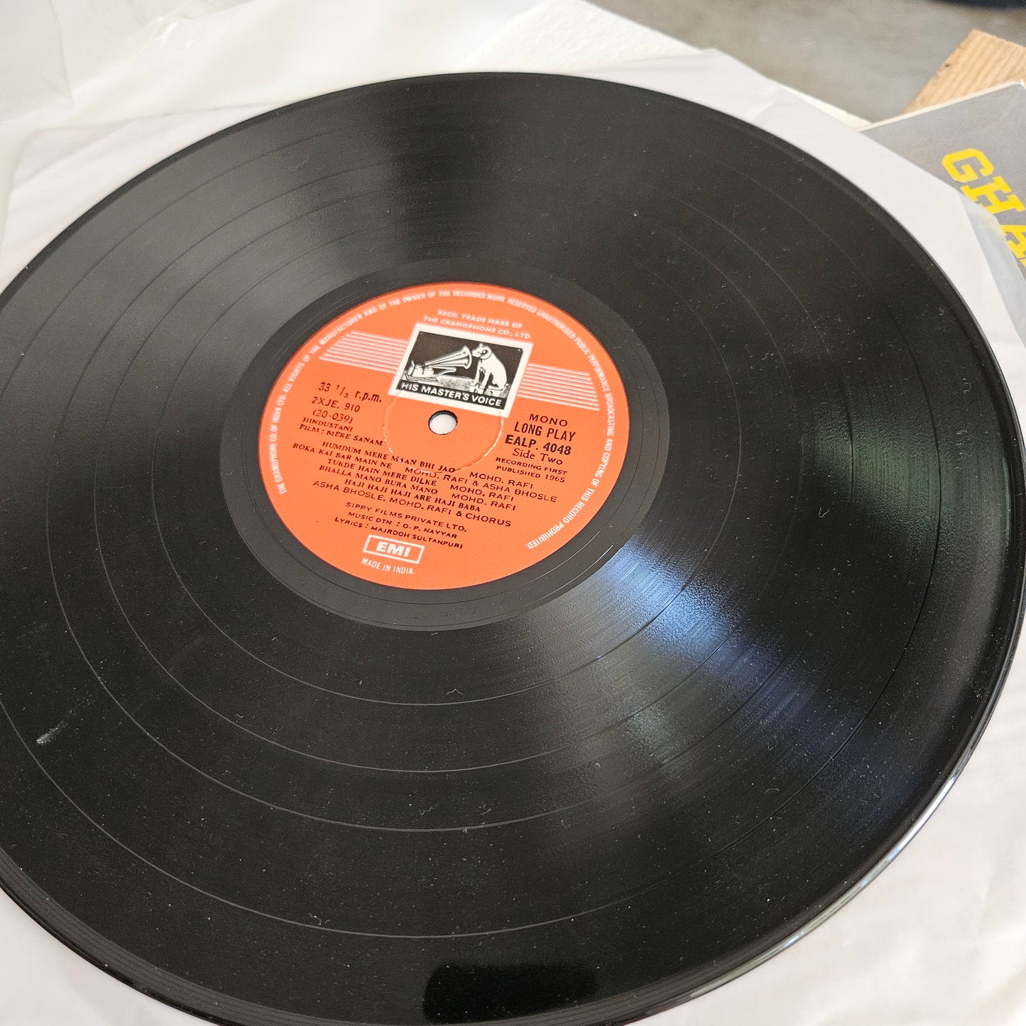 Mere Sanam - Music by O P Nayyar Superhit songs Near mint Pristine EALP4048 from original soundtrack
