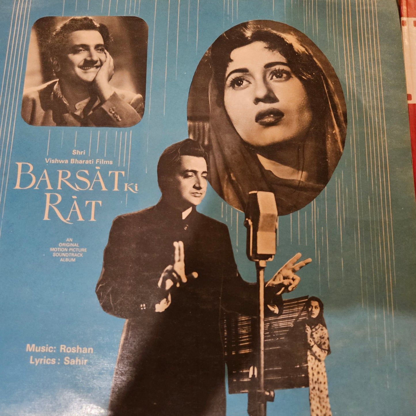 4 Great Albums package deal - Music by Roshan and Lyricist Sahir Classics Barsat ki Rat,Taj Mahal, and Bahu Begum and Dil Hi To Hai  in excellent to near mint  from original soundtrack