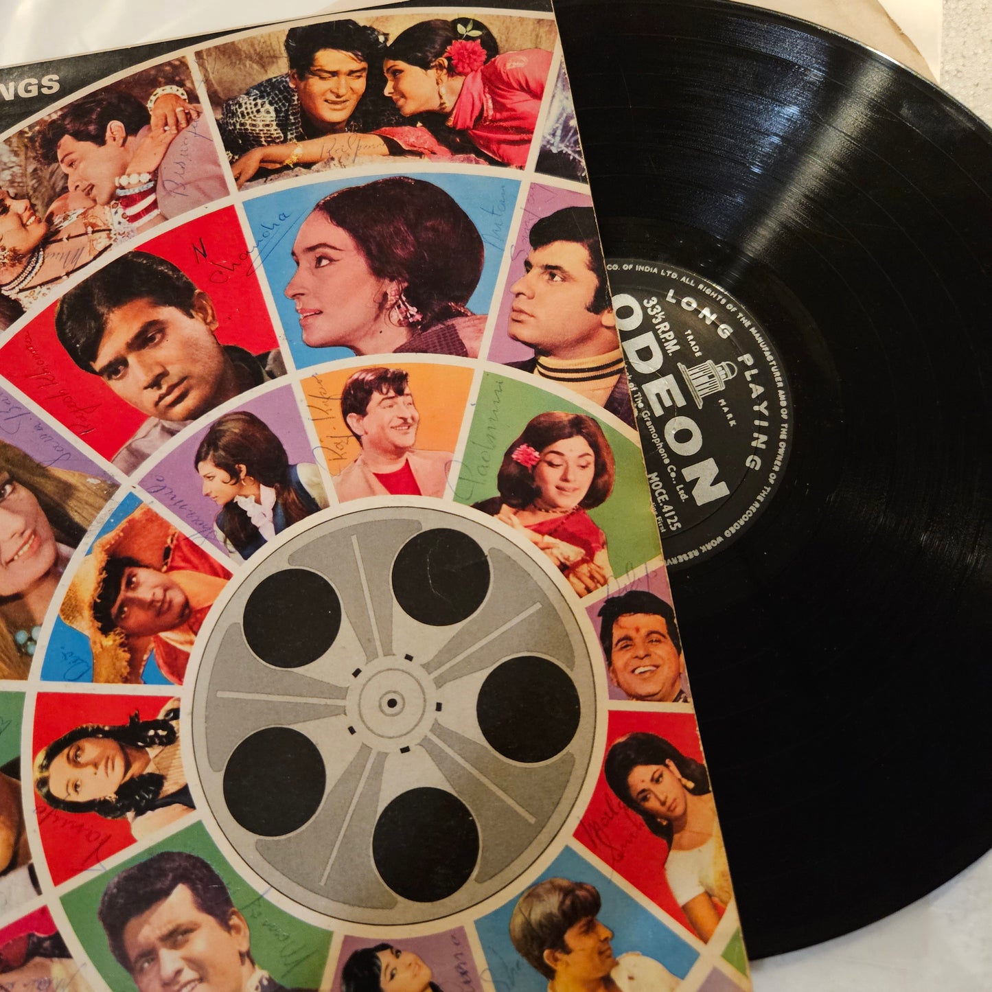 Motion Picture Songs from India - Ring Odeon edition. Superhit collection of songs  from original soundtrack in VG++ condition - MOCE 4125