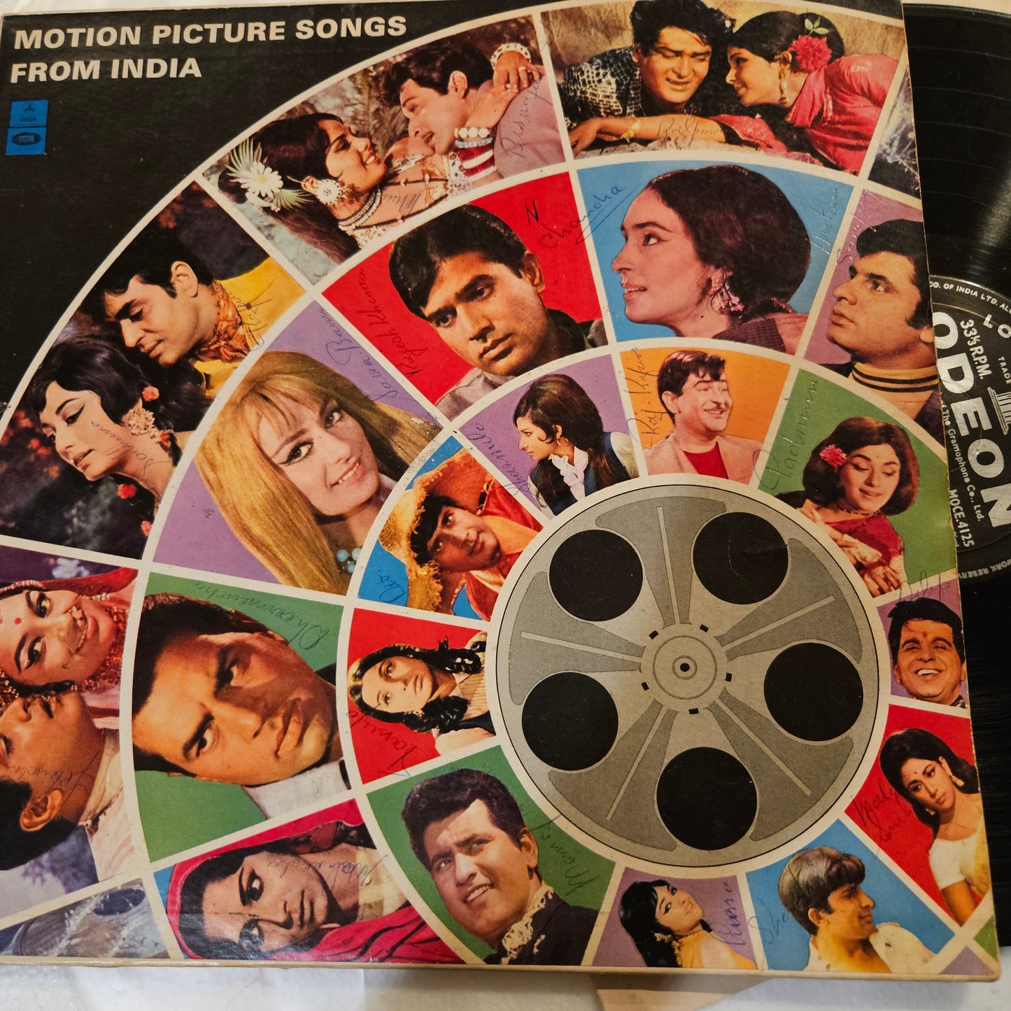 Motion Picture Songs from India - Ring Odeon edition. Superhit collection of songs  from original soundtrack in VG++ condition - MOCE 4125