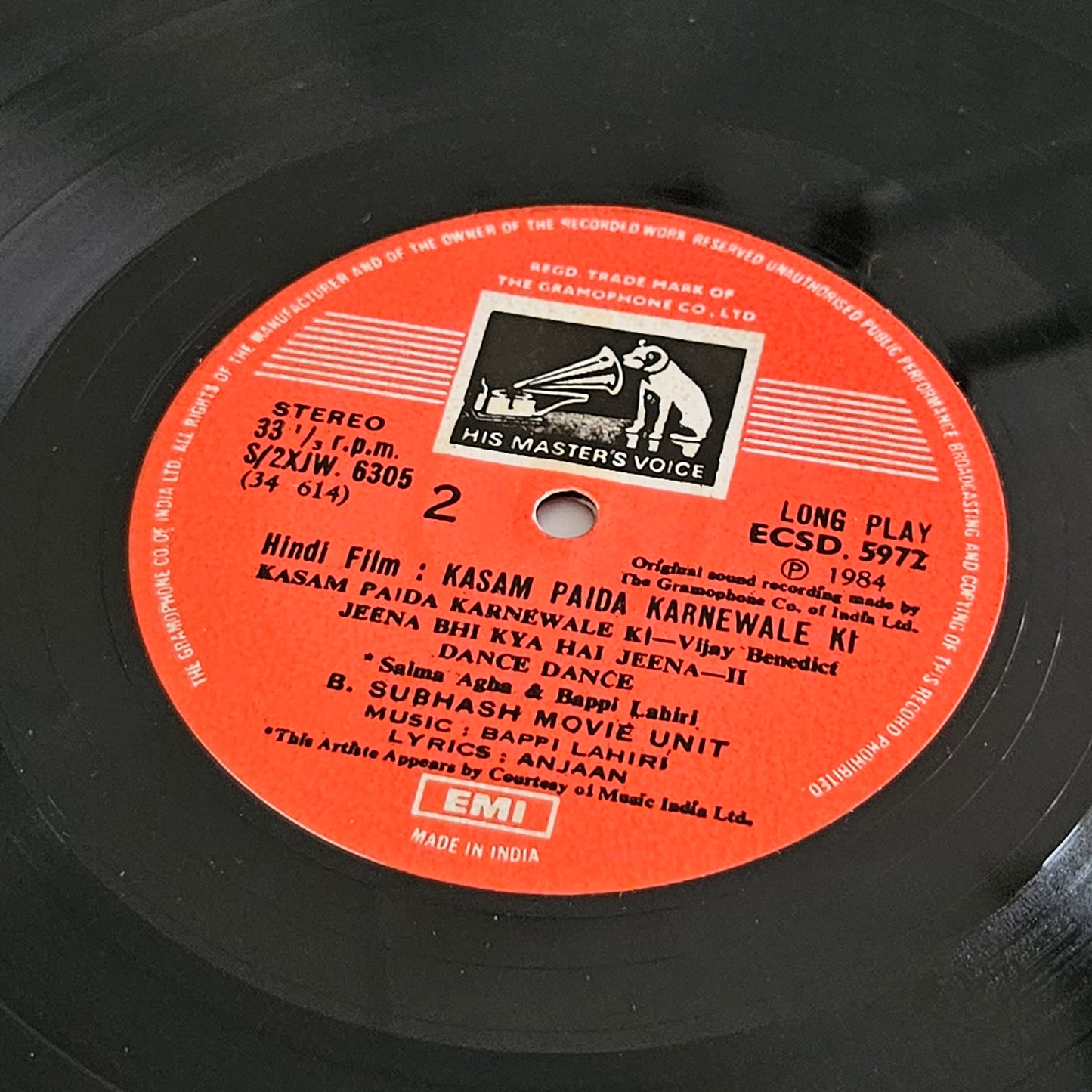 KASAM PAIDA KARNEWALI KI - Bappi Lahiri Super hit in excellent condition PSYCH FUNK superhit from original soundtrack