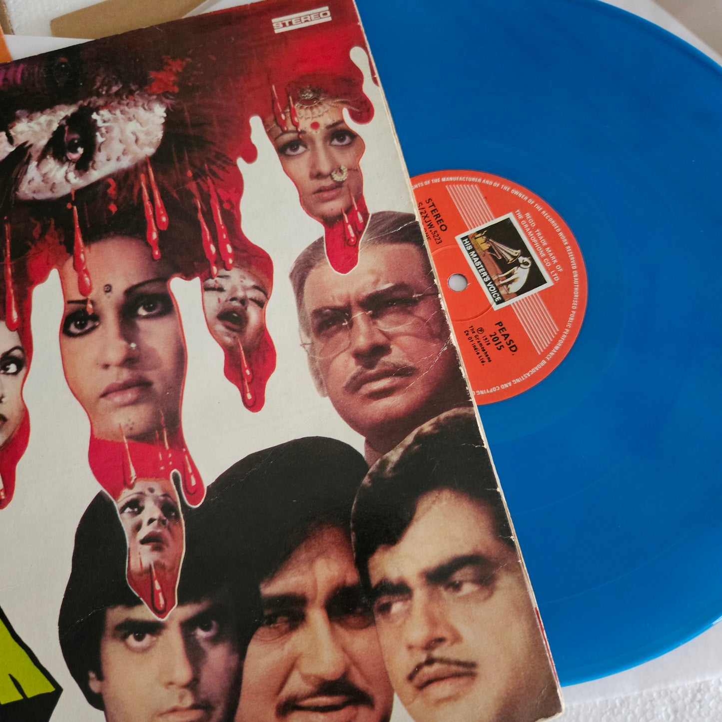 Jaani Dushman - Blue colored  LP - Supreme Stereo Gatefold edition In excellent condition from original soundtracks PEASD2015