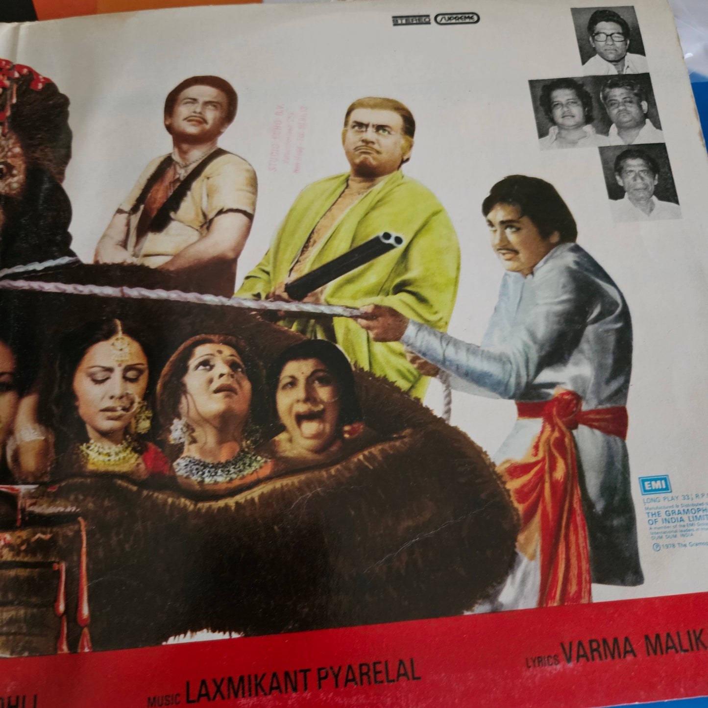 Jaani Dushman - Blue colored  LP - Supreme Stereo Gatefold edition In excellent condition from original soundtracks PEASD2015
