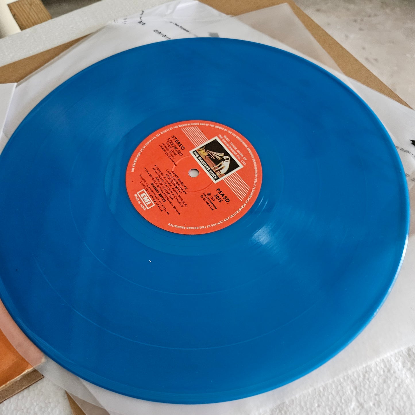 Jaani Dushman - Blue colored  LP - Supreme Stereo Gatefold edition In excellent condition from original soundtracks PEASD2015