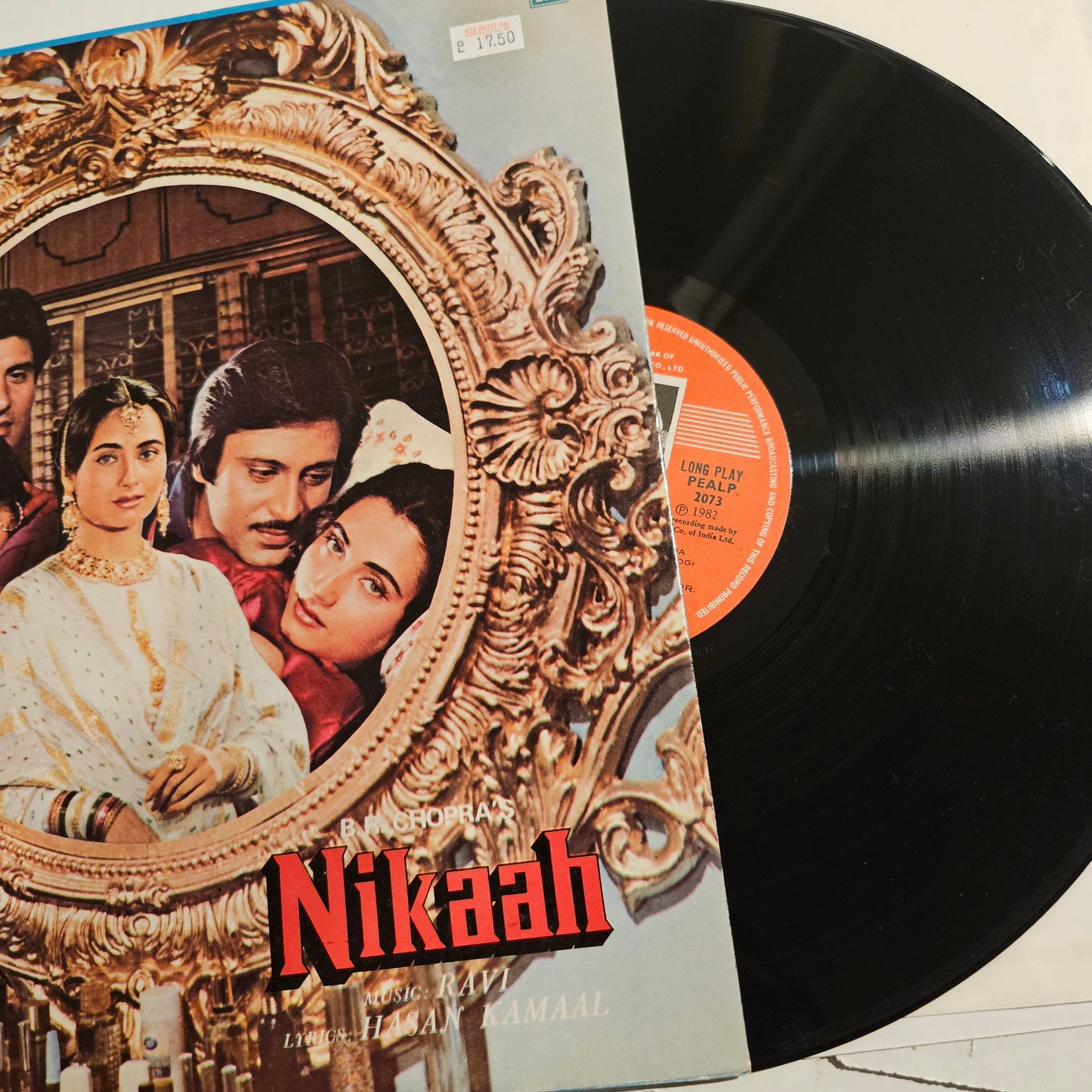 Nikaah - Ravi and Yash Chopra superhit in Supreme stereo In near mint from original soundtrack -supreme series PEALP 2073
