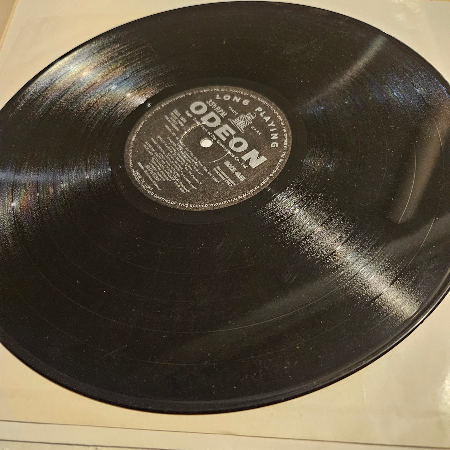 Kalyanji Anandji present MUKESH - in VG++ condition from original soundtrack - MOCE 4035