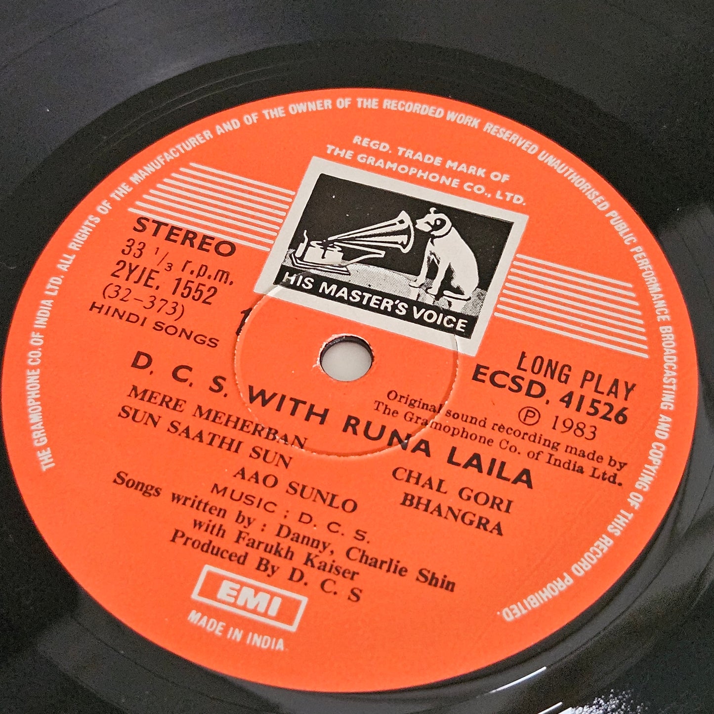 DCS with Runa Laila - in  near mint condition ECSD 41526  in stereo
