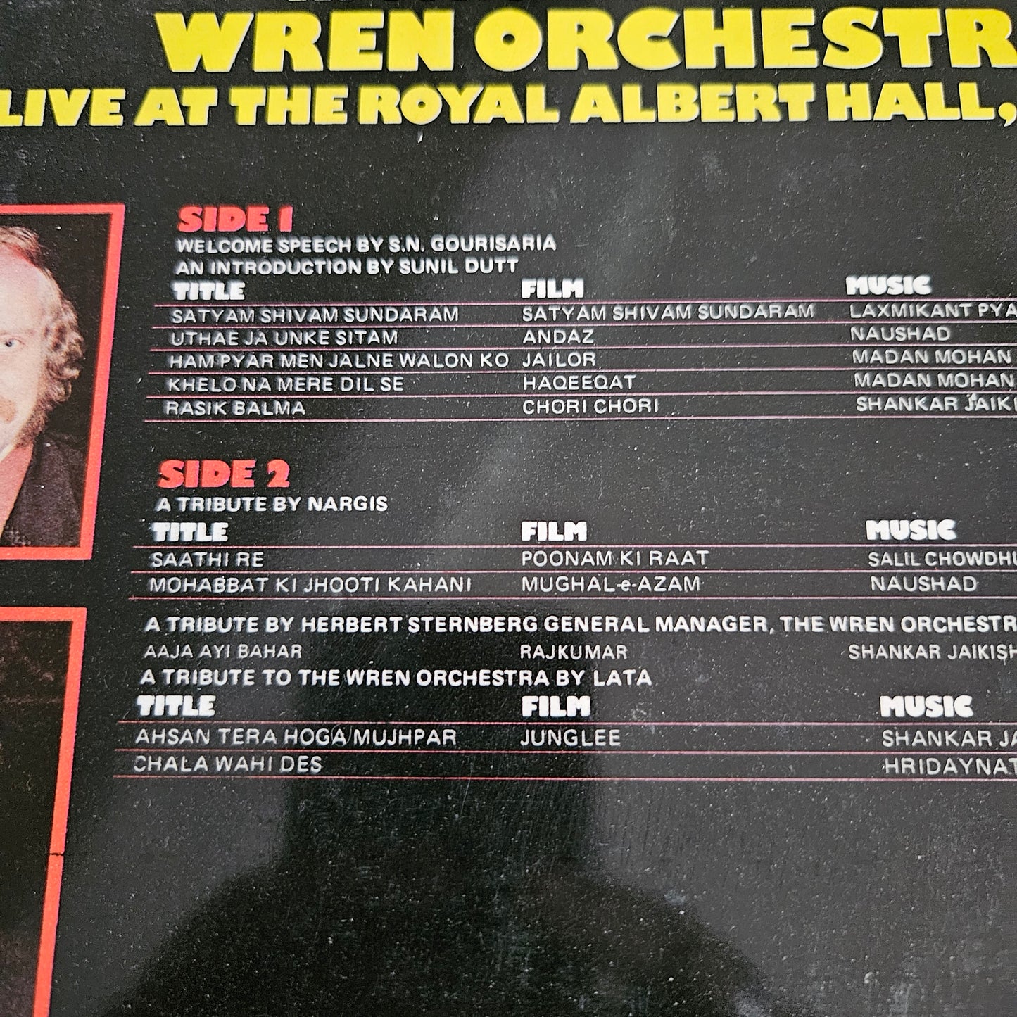 Lata Mangeshkar - In Concert With The Wren Orchestra - Live At The Royal Albert Hall, Near Mint Pristine condition - Supreme Stereo - PEASD2027