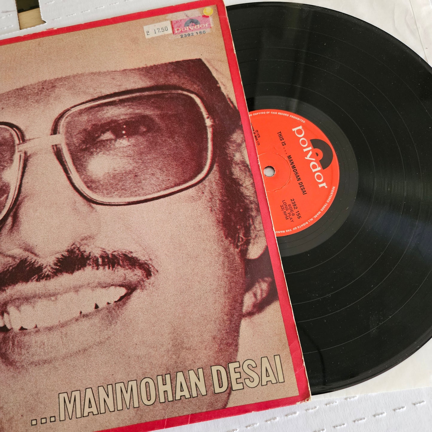 This is Manmohan Desai - his film hits -  in Excellent condition from original soundtracks polydor release 2392-165