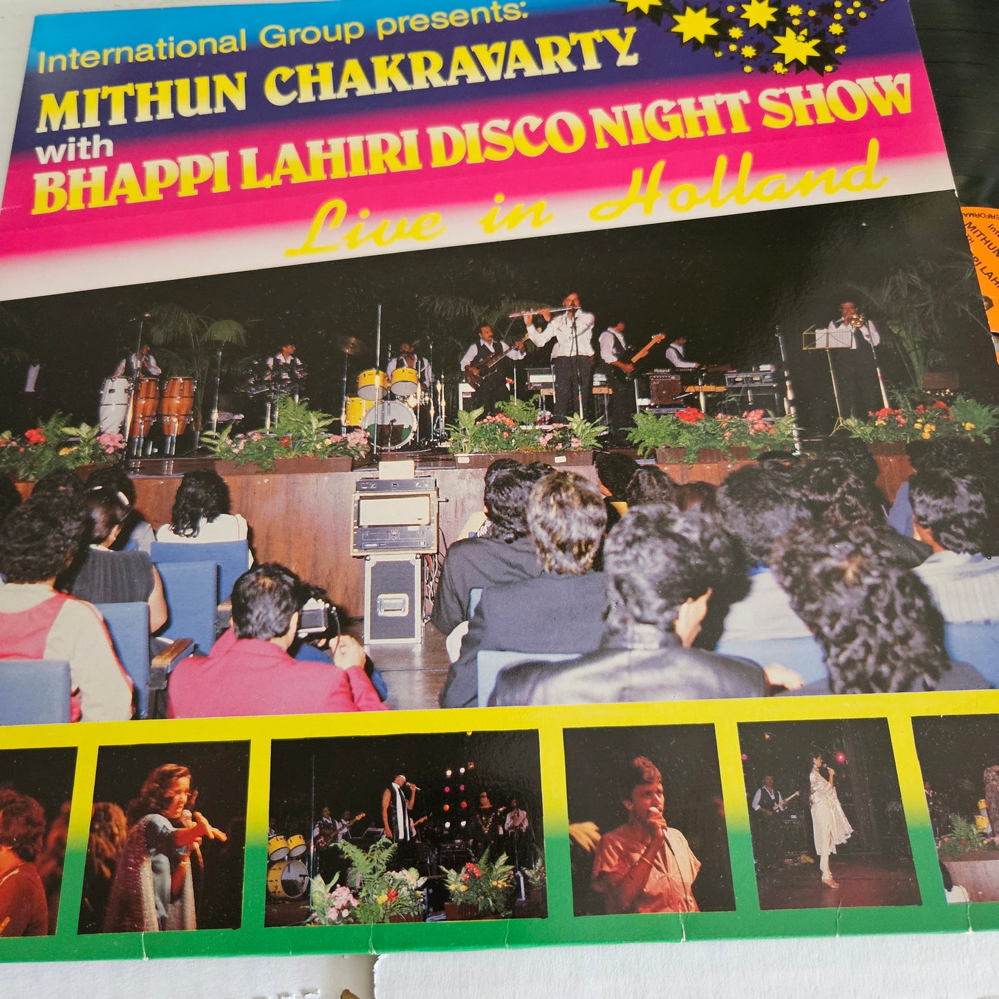 Mithun Chakravarty* / Bappi Lahiri ‎– International Group Presents: Mithun Chakravarty With Bappi Lahiri Disco Night Show - Live in Holland in near mint