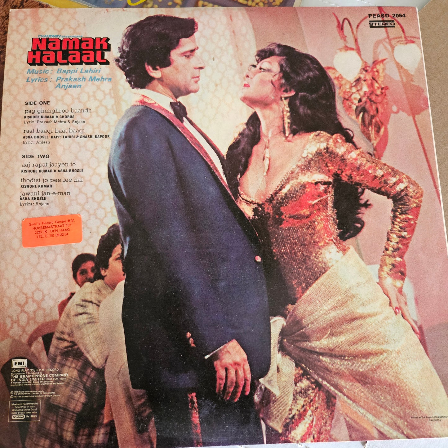 Namak Halal - Bappi Lahiri - superhit blockbuster gatefold in excellent condition from original soundtrack in Supreme Stereo - PEASD-2054