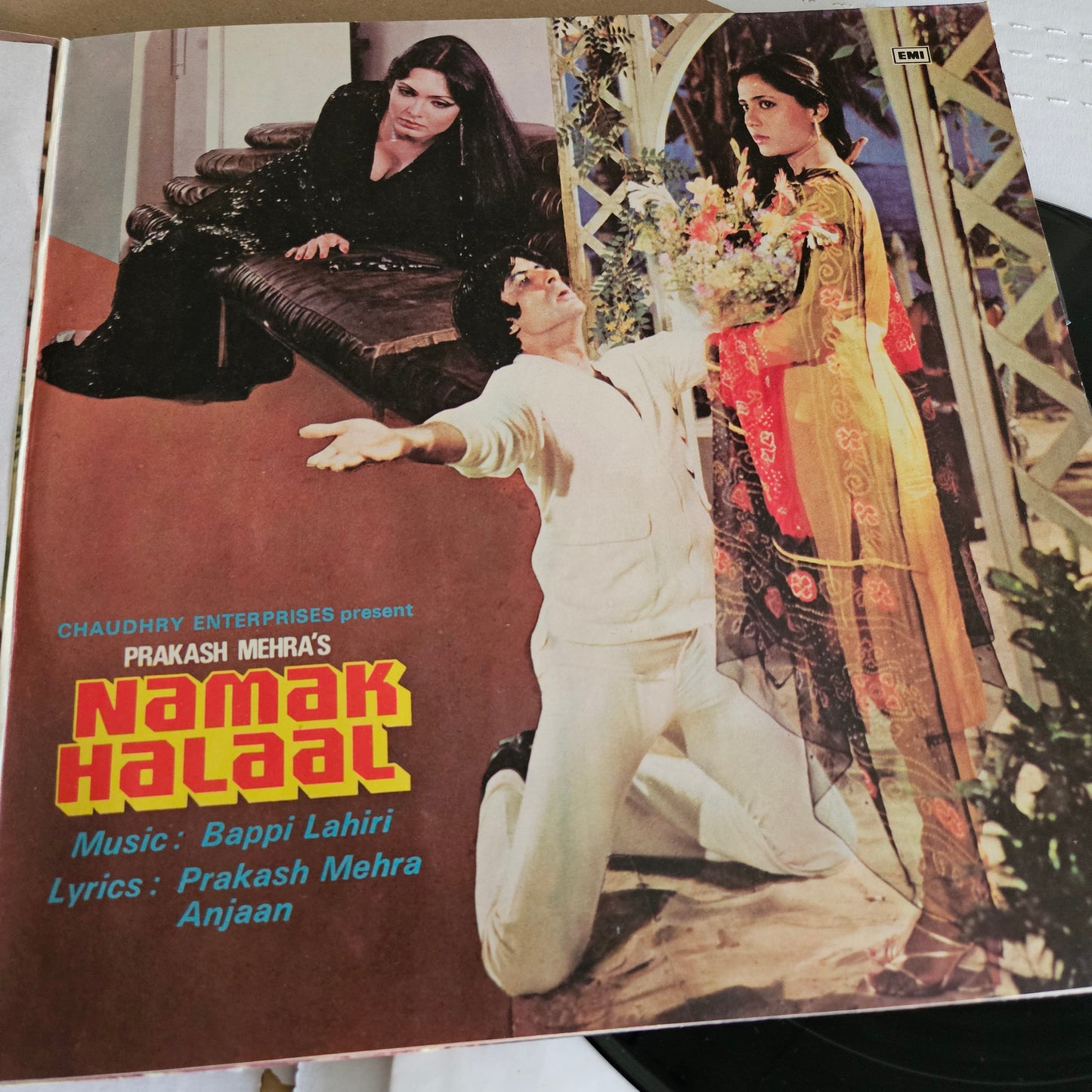 Namak Halal - Bappi Lahiri - superhit blockbuster gatefold in excellent condition from original soundtrack in Supreme Stereo - PEASD-2054