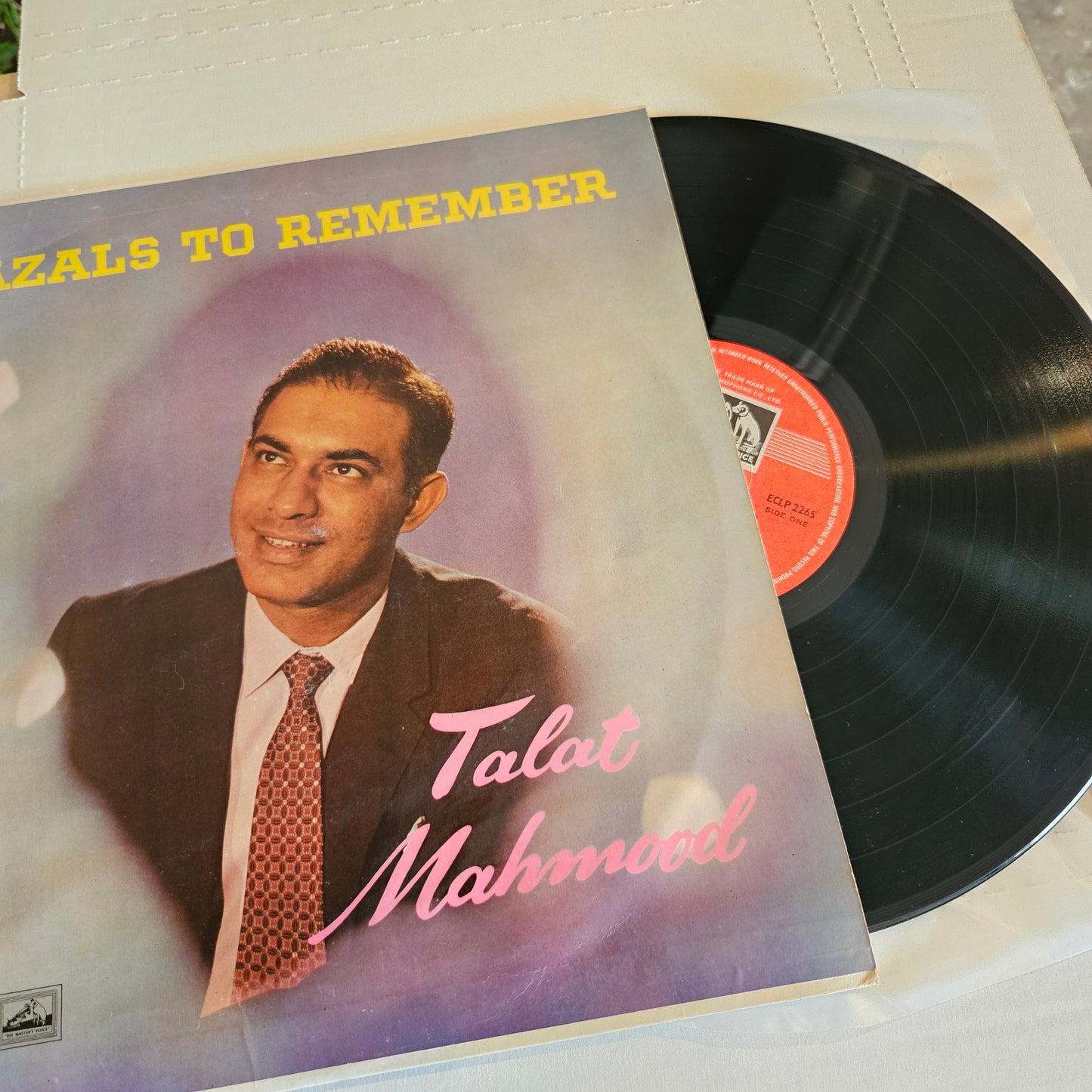 Talat Mahmood - Ghazals to remember - in Excellent condition - rare collection of ghazals ECLP 2265