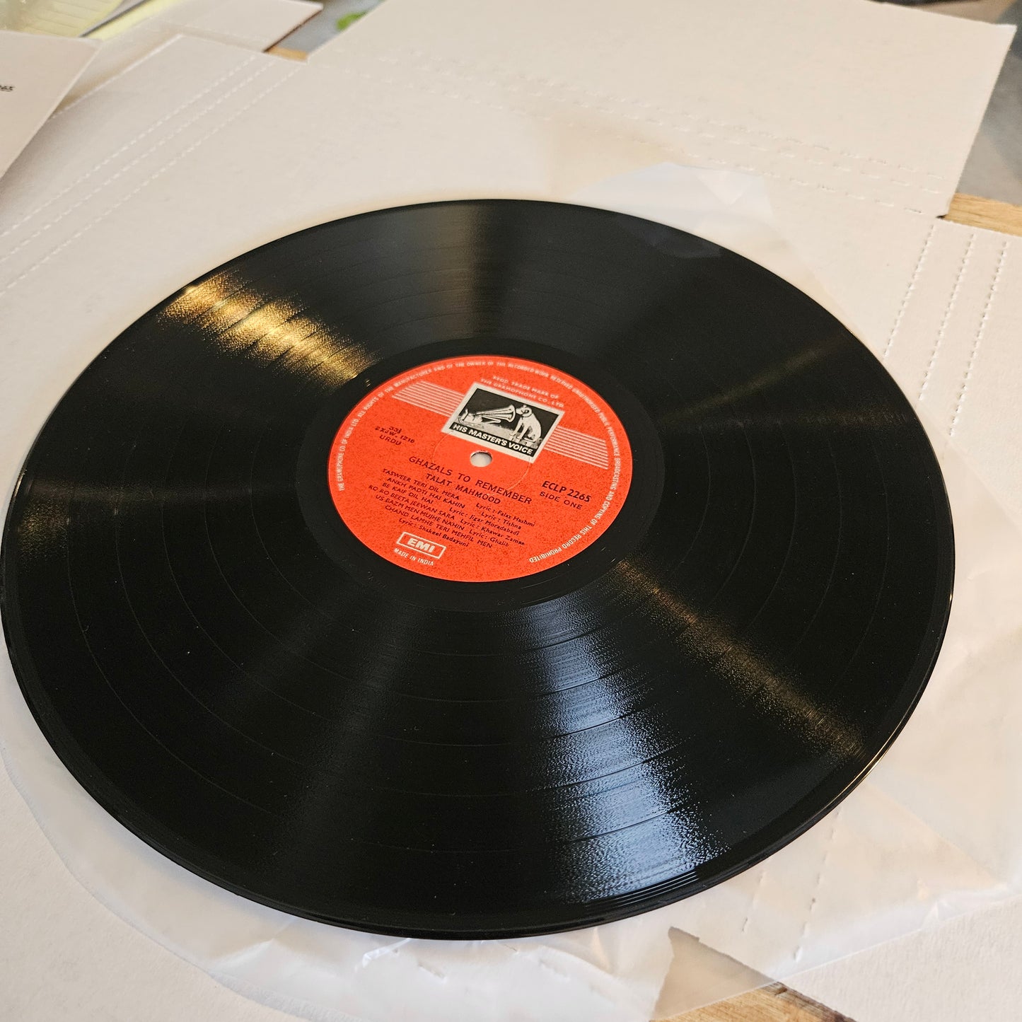 Talat Mahmood - Ghazals to remember - in Excellent condition - rare collection of ghazals ECLP 2265