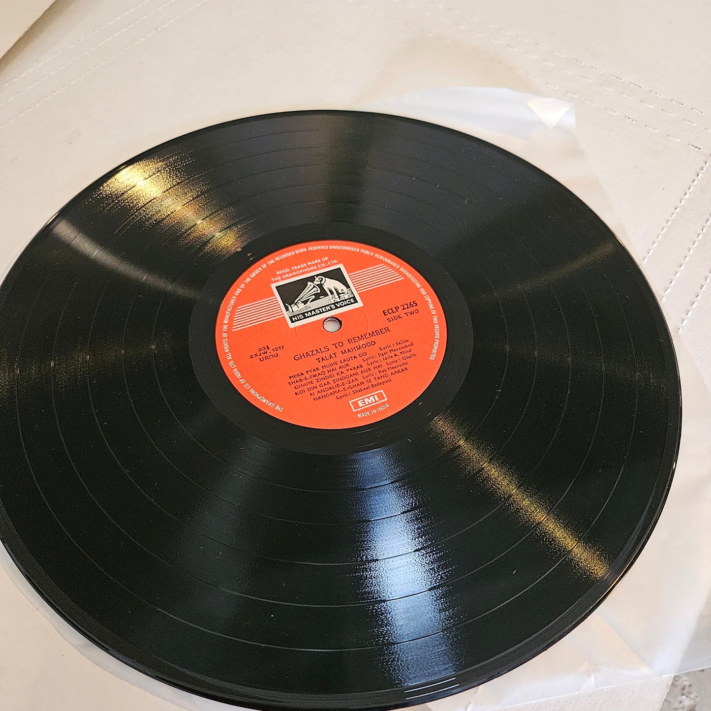 Talat Mahmood - Ghazals to remember - in Excellent condition - rare collection of ghazals ECLP 2265