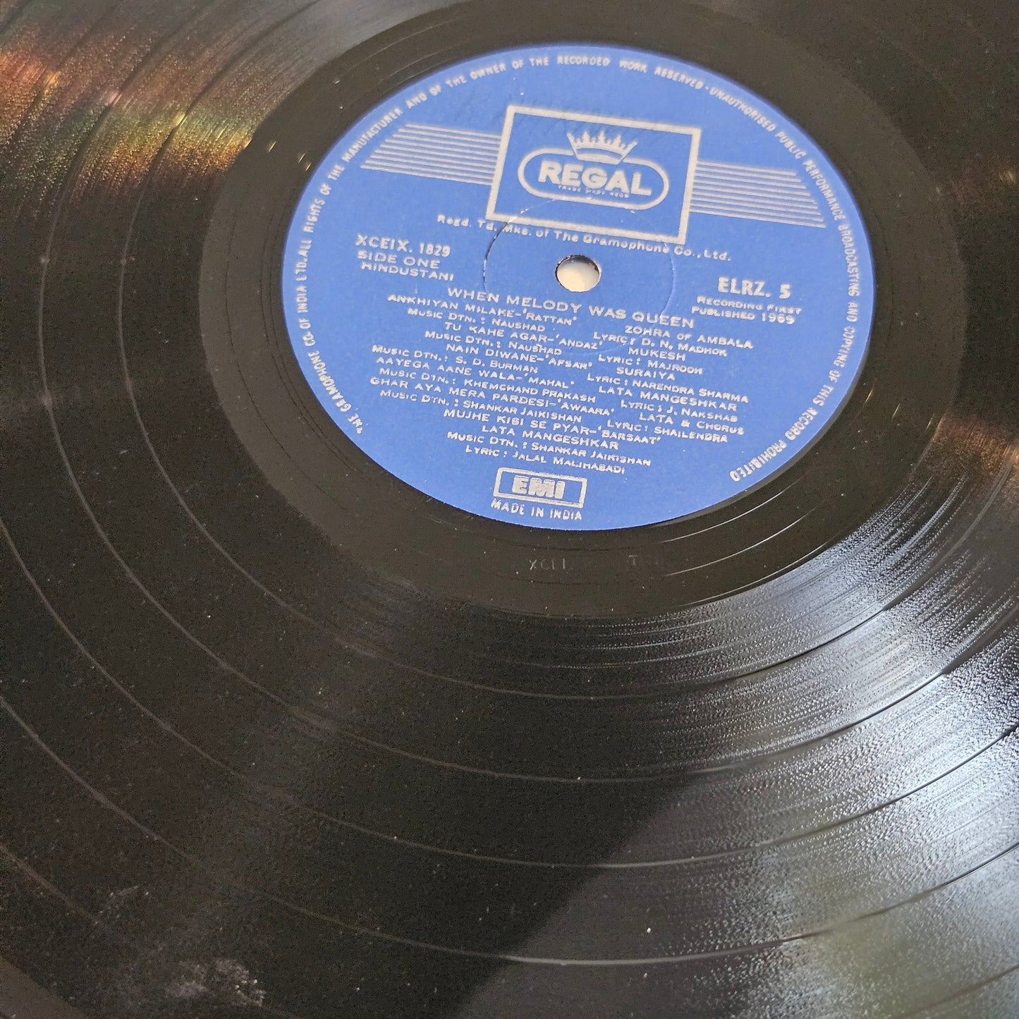 When Melody was queen- Old classics in VG+ condition from original soundtracks ELRZ 5