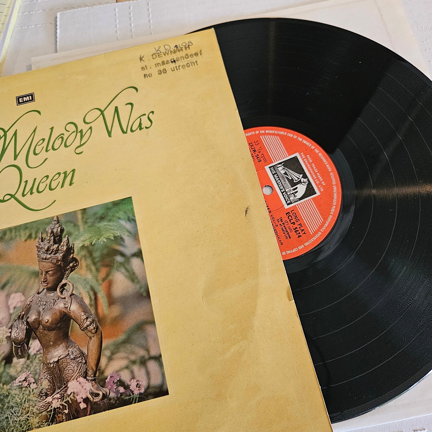 When Melody was queen  Volume 2 - Old classics in near mint condition from original soundtracks ECLP 5674 see tracklist in description - super collection