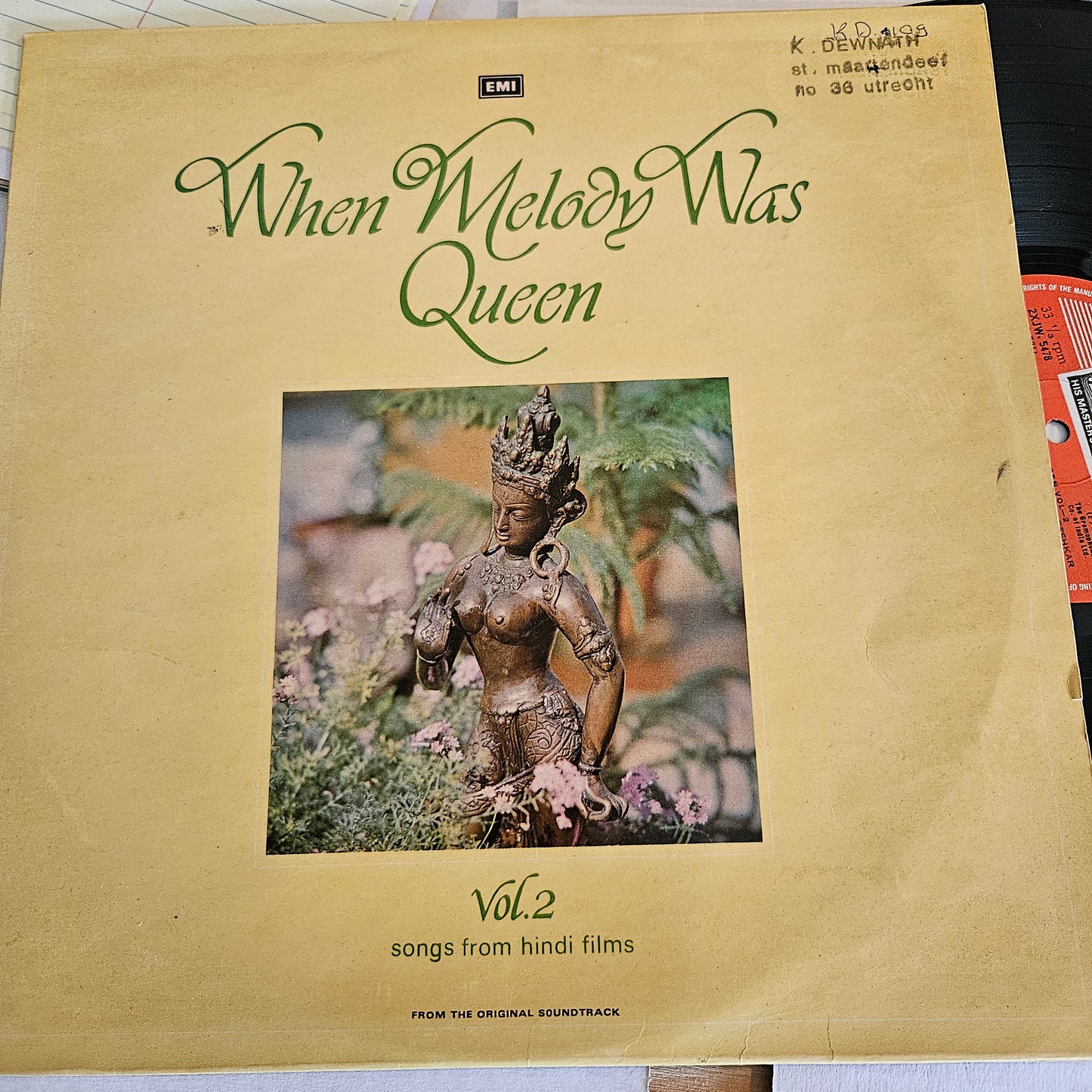When Melody was queen  Volume 2 - Old classics in near mint condition from original soundtracks ECLP 5674 see tracklist in description - super collection