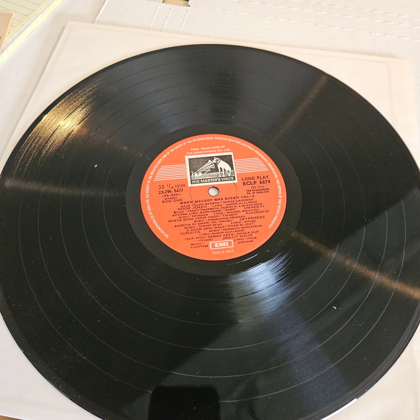When Melody was queen  Volume 2 - Old classics in near mint condition from original soundtracks ECLP 5674 see tracklist in description - super collection