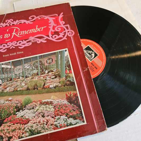 Songs to remember in excellent condition - superb collection of rare classic songs - from films ECLP 5476 including Guzra hua zamana
