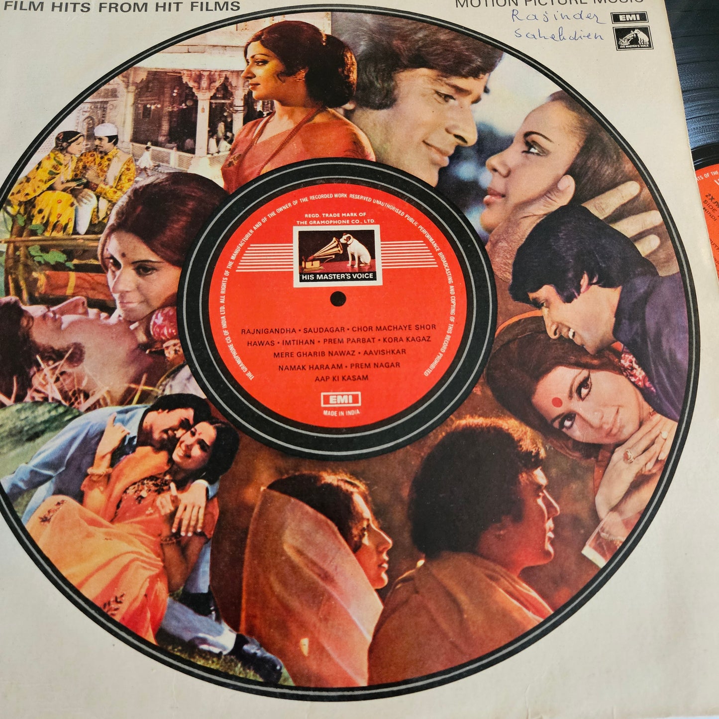 Film Hits from Hit films - EALP 4073 in near mint condition - A collection of good songs from original soundtrack