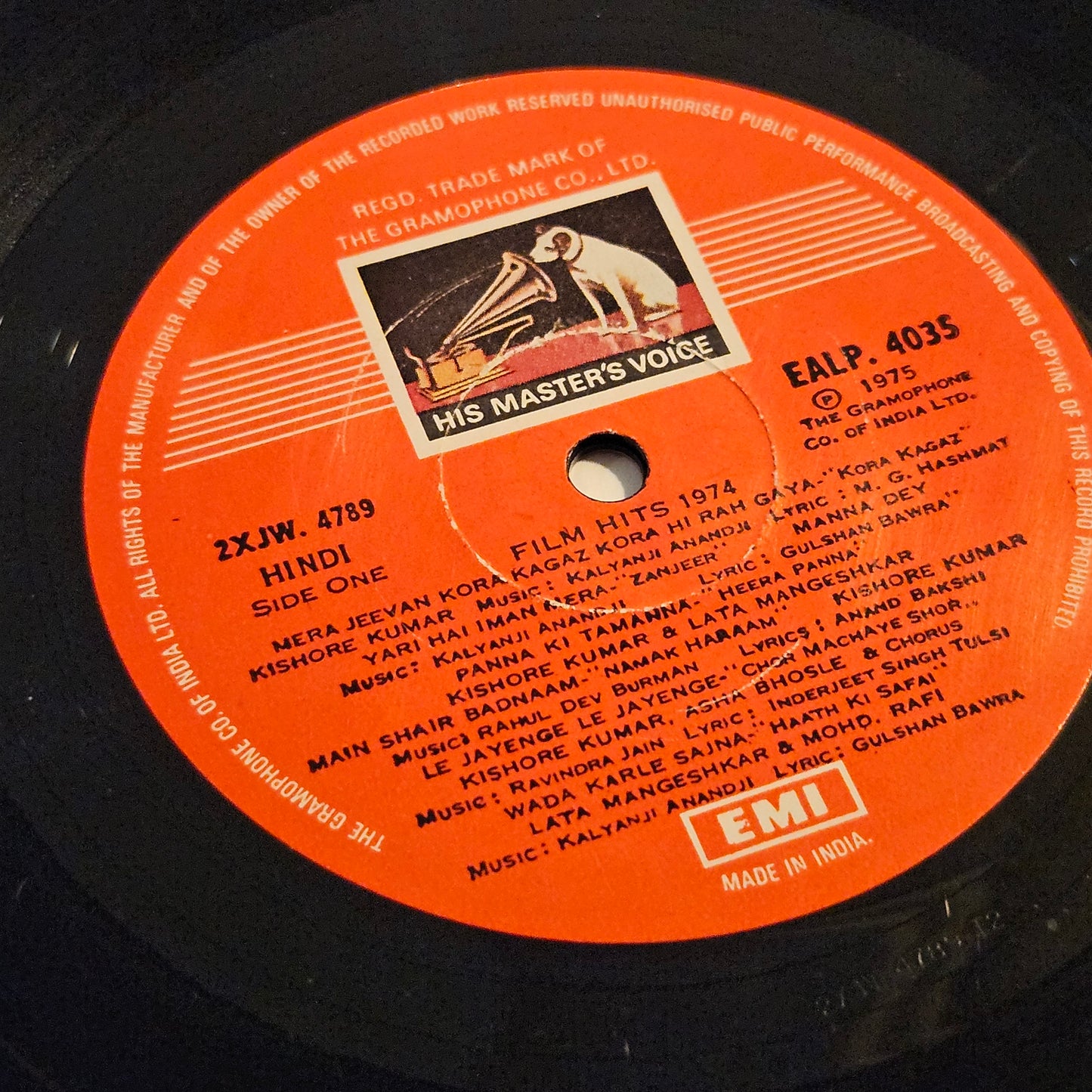 Film Hits of 1974 - Collection of superhit songs - gatefold in excellent condition - EALP4035