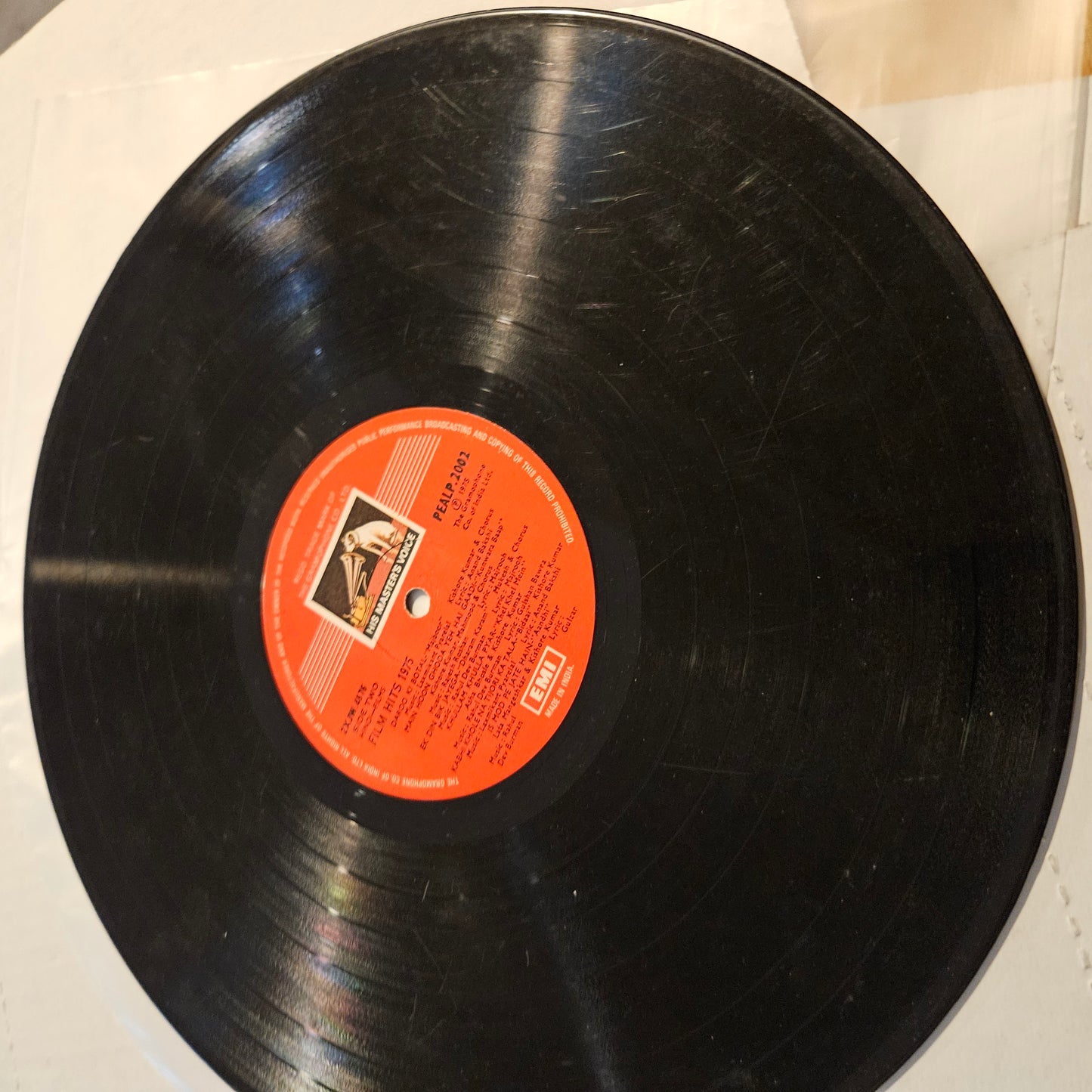 Film Hits of 1975 - Collection of superhit songs gatefold with starts pics and autographs in good+ condition - see songs list in description - from OST PEALP-4002