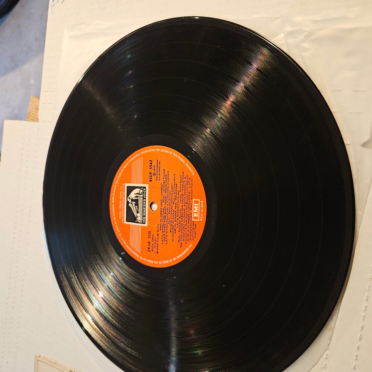 More film Hits - rare collection of songs in near mint condition ECLP 5547 from original soundtracks Include *bade acche lagte hai from Balikabadhu "