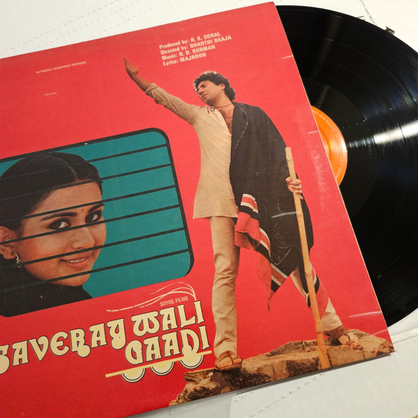 Saveray Wali Gaadi - R d Burman Rare find in near mint Pristine condition condition CBS original soundtrack release