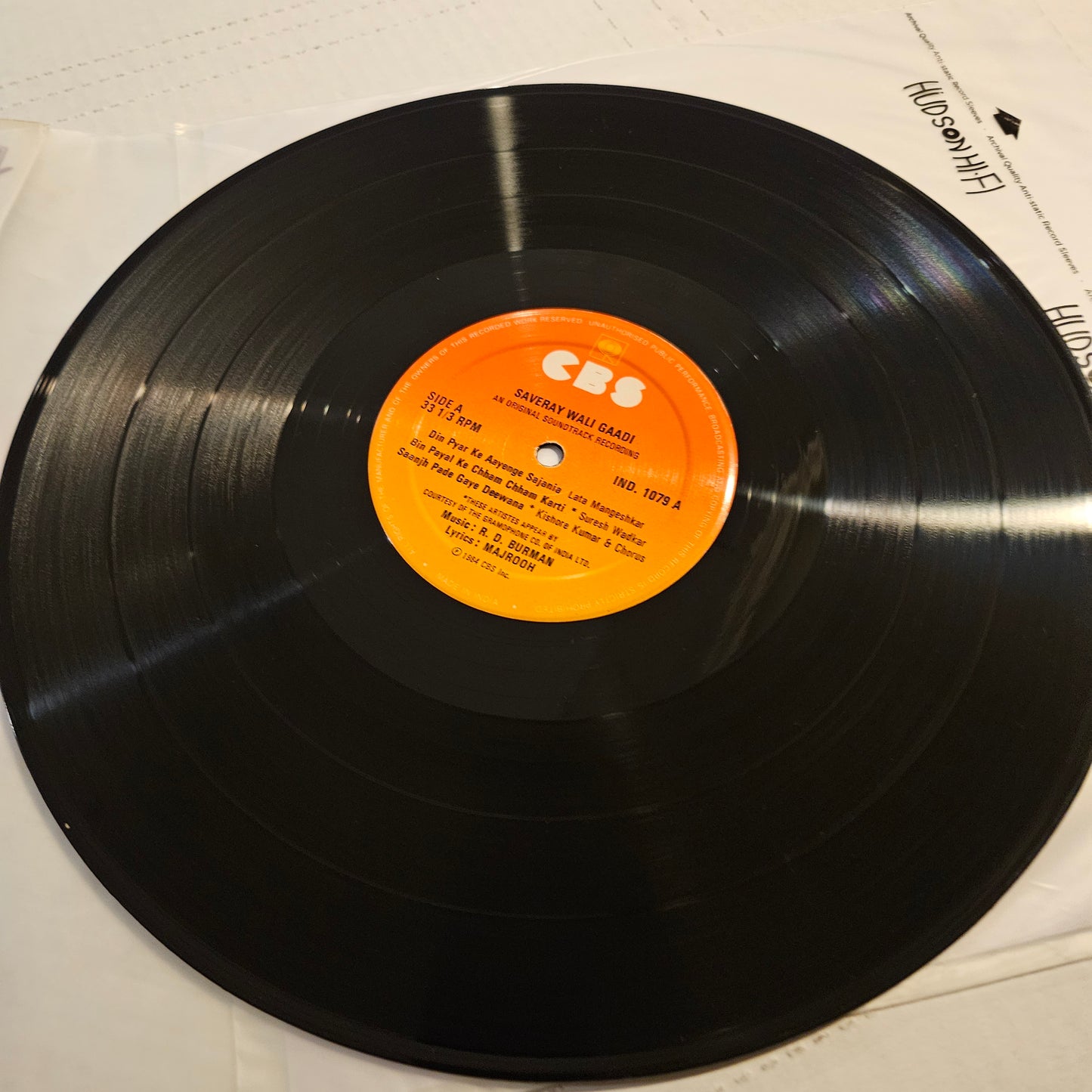 Saveray Wali Gaadi - R d Burman Rare find in near mint Pristine condition condition CBS original soundtrack release
