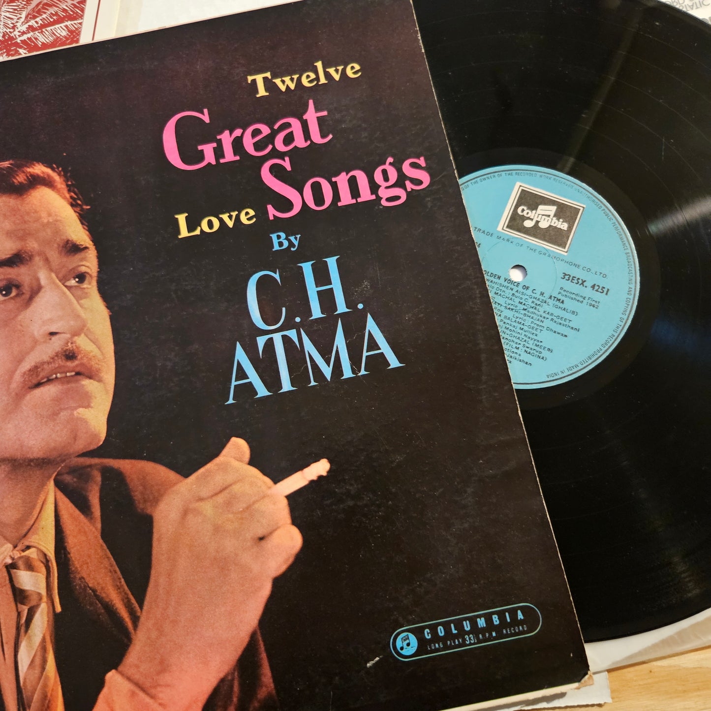 C. H. Atma - his Twelve Great Love Songs  - in Near mint from original soundtracks  -Columbia release 33ESX 4251