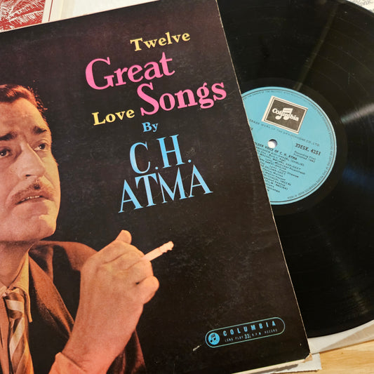 C. H. Atma - his Twelve Great Love Songs - in Near mint from original soundtracks -Columbia release 33ESX 4251