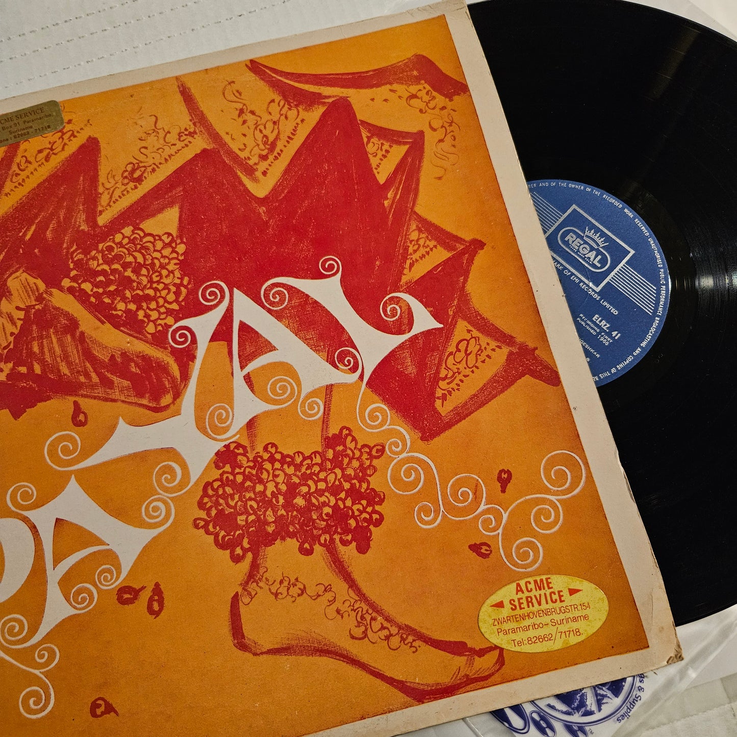 Payal songs from films - in near mint condition - from original soundtrack ELRZ 41