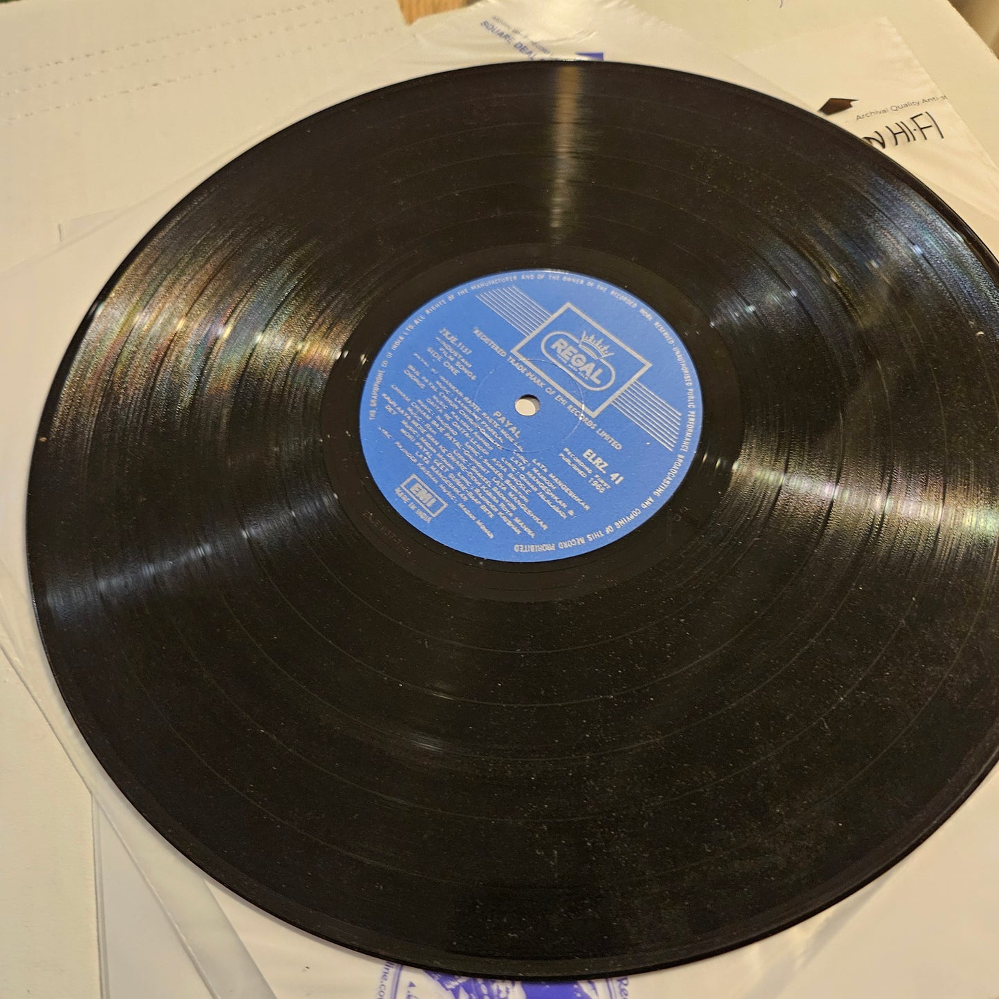 Payal songs from films - in near mint condition - from original soundtrack ELRZ 41
