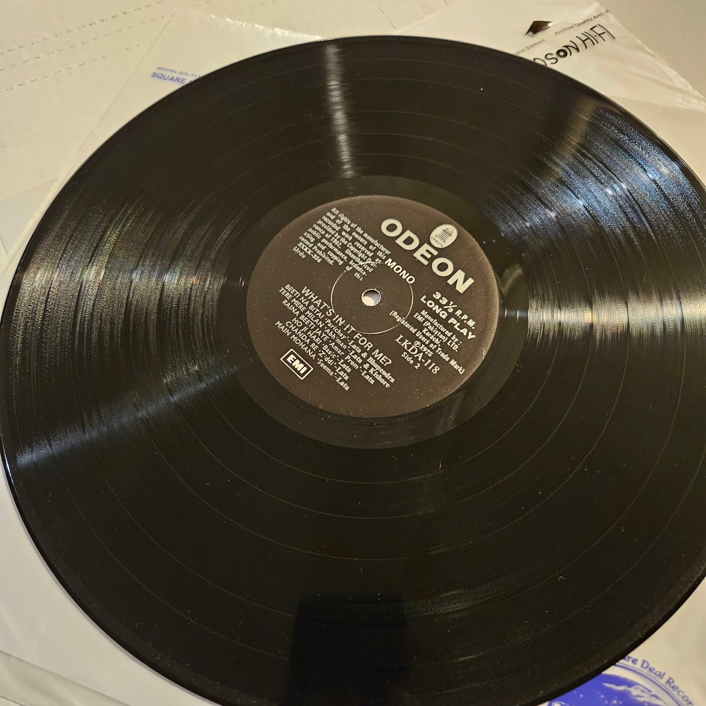 Lata Mangeshkar - what's in it for me in Near mint - superb collection from original soundtracks