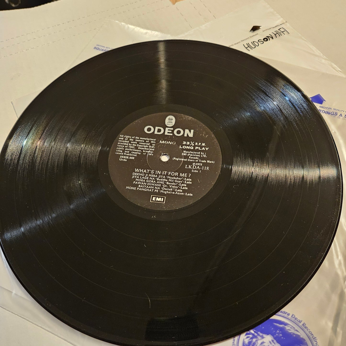 Lata Mangeshkar - what's in it for me in Near mint - superb collection from original soundtracks