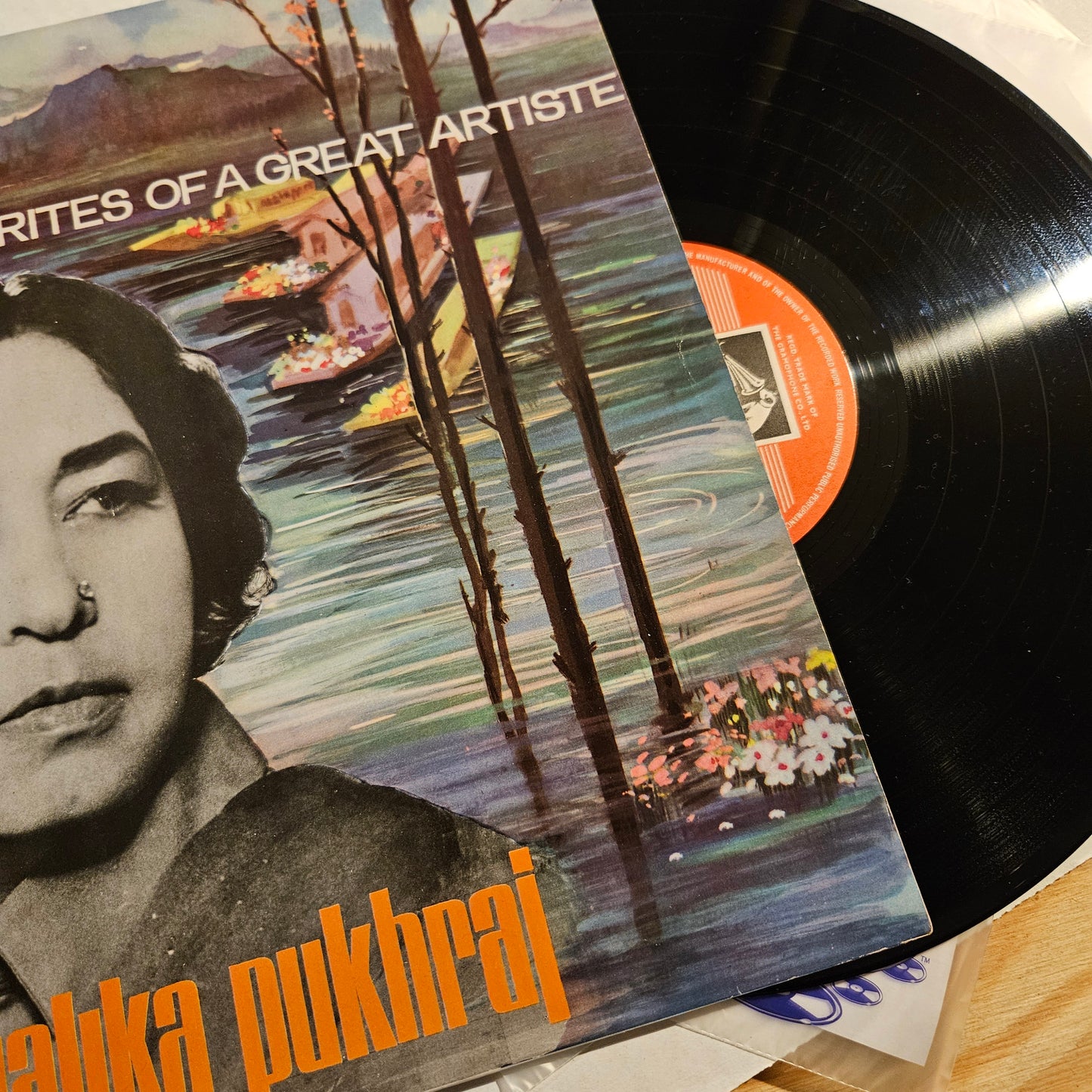 Malika Pukhraj  - Perennial favourites of A Great Artiste in near mint  -  ECLP 2511