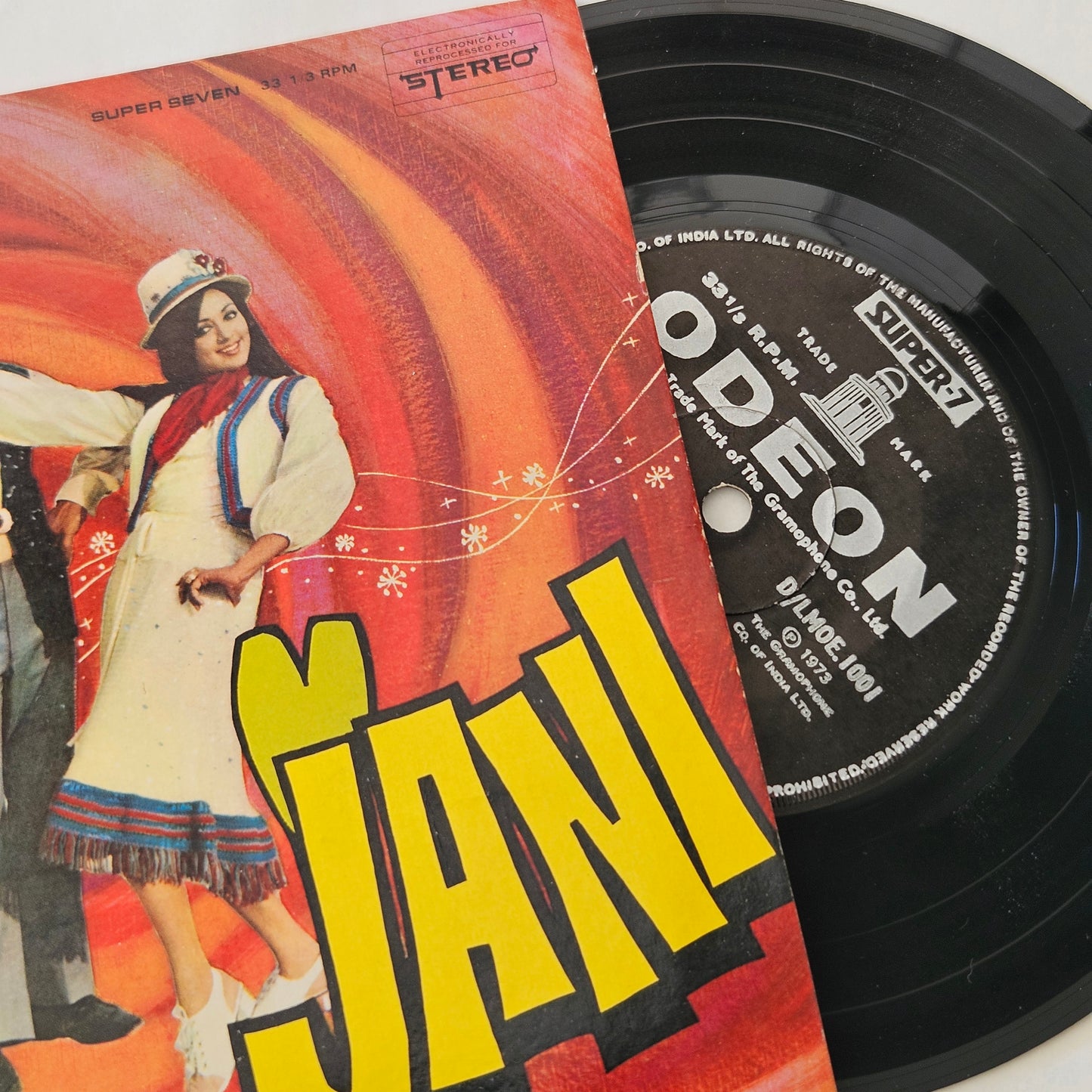 Raja Jani - Laxmikant Pyarelal superhit rare stereo Super 7 - EP in near mint from original soundtrack D/LMOE 1001
