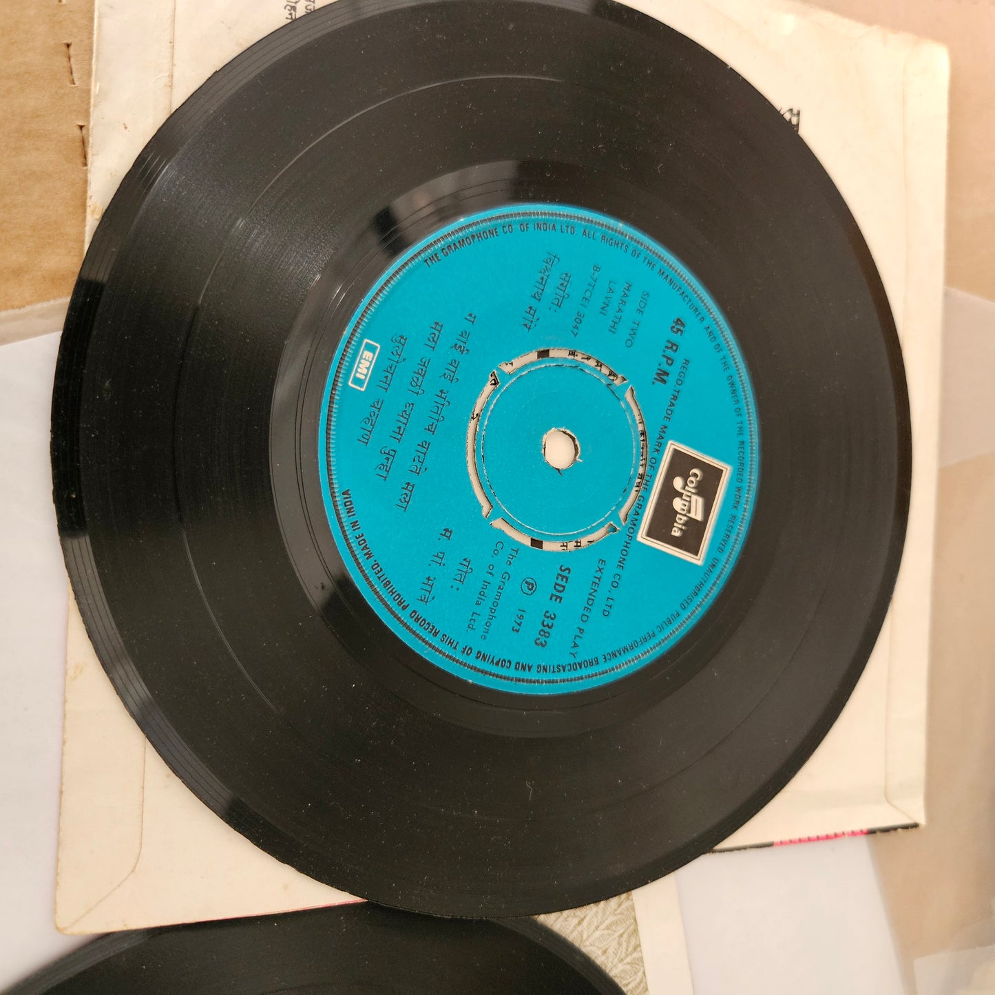 Sulochana Chavan - Marathi Lavani 2 Great EPs  - SEDE 3471 and SEDE 3383  in near mint
