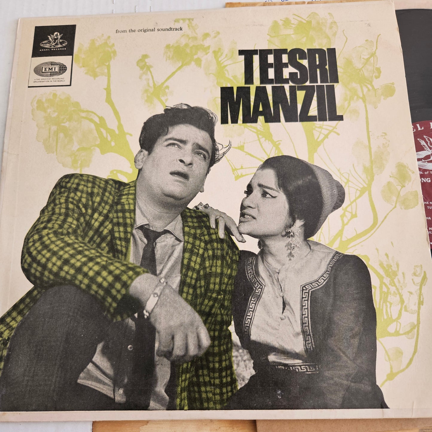 Teesri Manzil - 1st Angel issue - Music R.D. Burman in Excellent to near mint condition from original soundtrack - 3AEX 5109