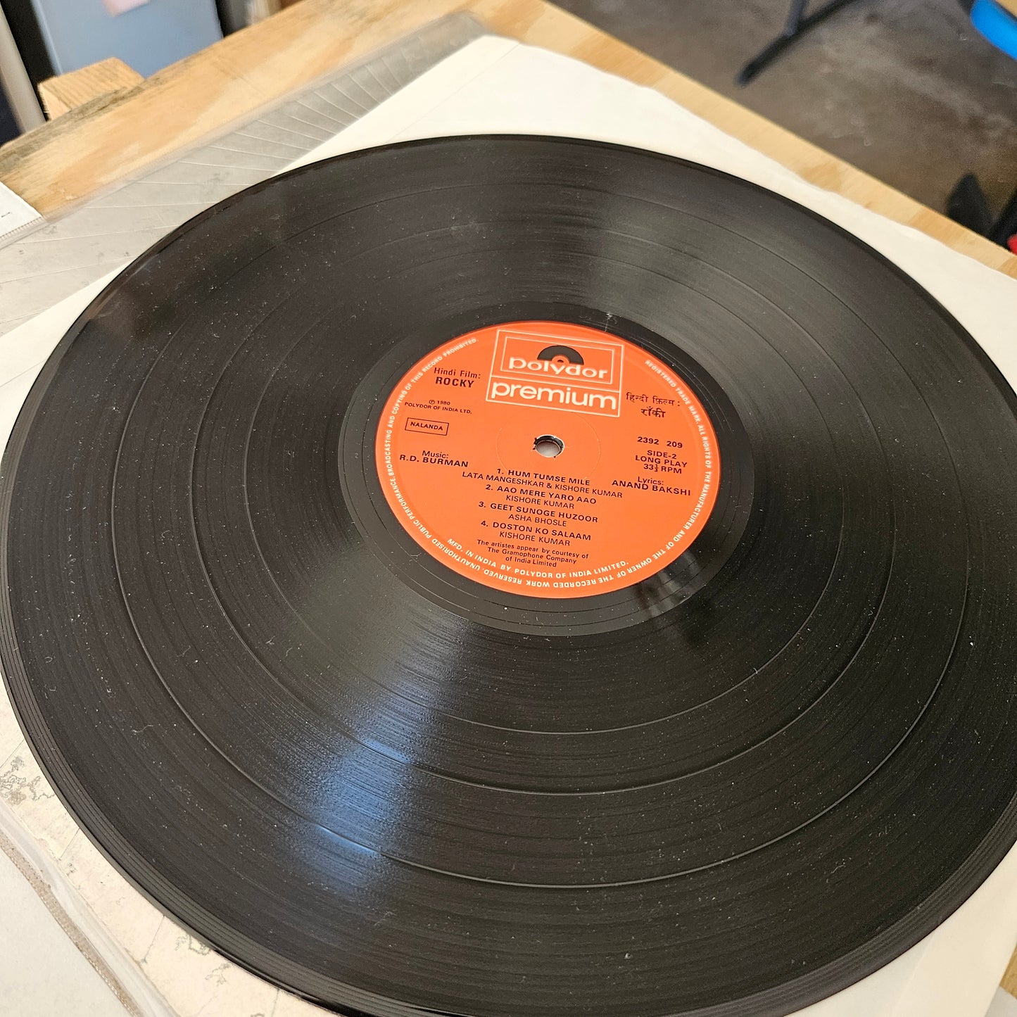 Rocky (1981) - music R. D. Burman  in near mint condition Polydor Premium stereo from original soundtracks Blockbuster in Gatefold