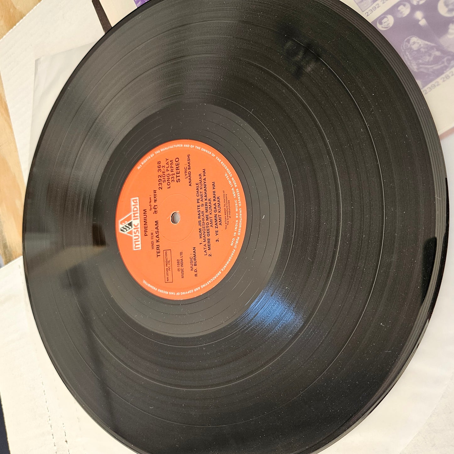 TERI KASAM - gatefold - R. D. Burman classic Superhit with Amit Kumar superhit songs in near mint  condition from original soundtrack