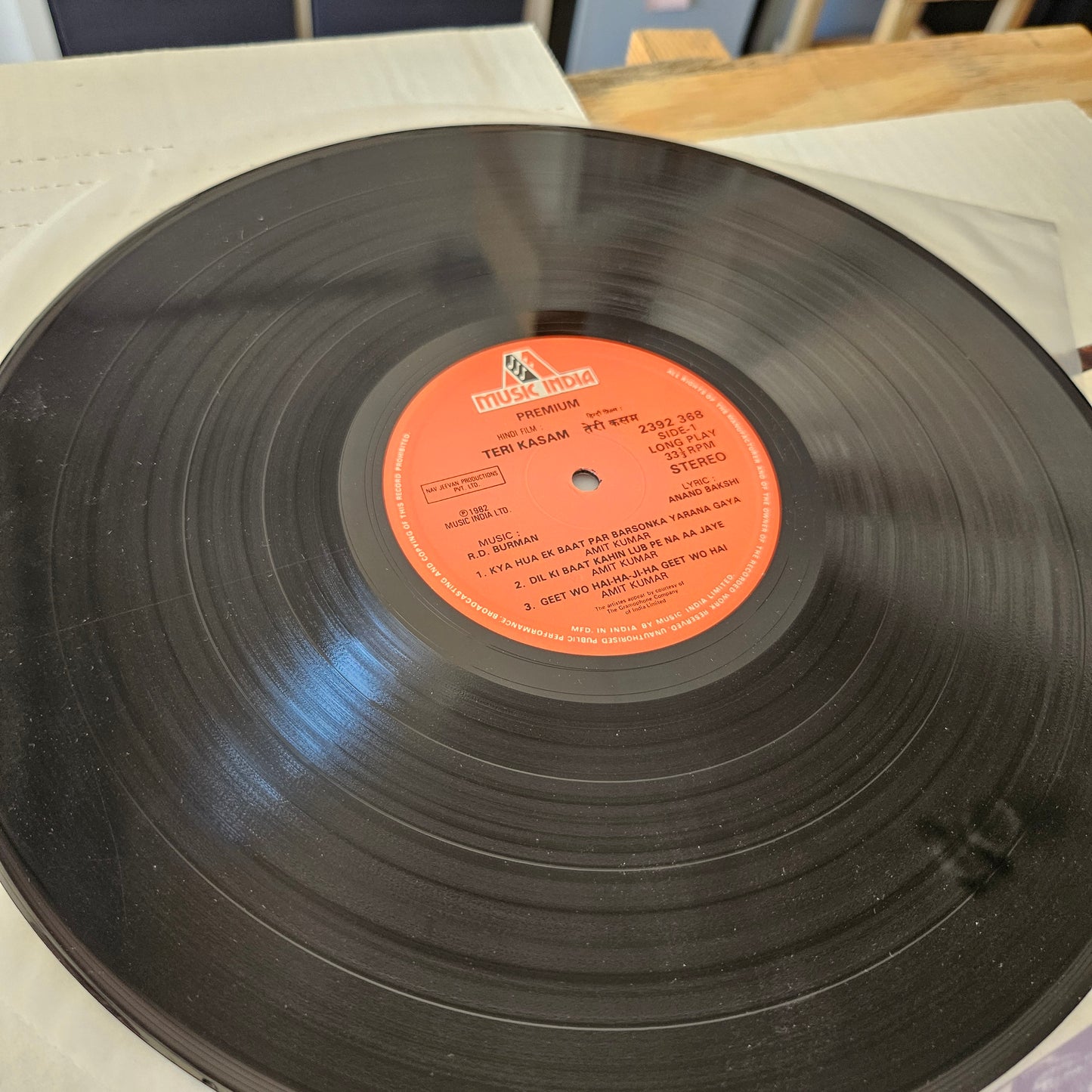 TERI KASAM - gatefold - R. D. Burman classic Superhit with Amit Kumar superhit songs in near mint  condition from original soundtrack
